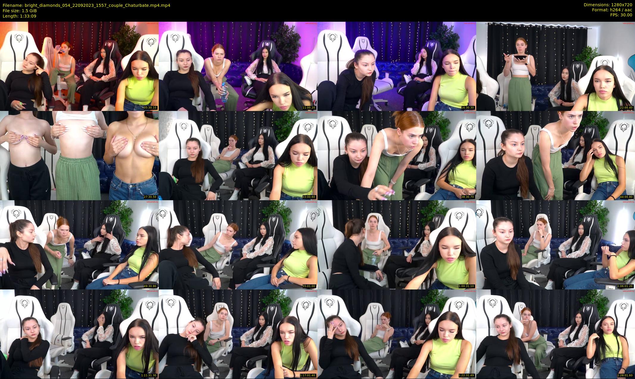 bright_diamonds_054 — 94 minute Chaturbate couple cam show recording, 720p, Sep 22, 2023
