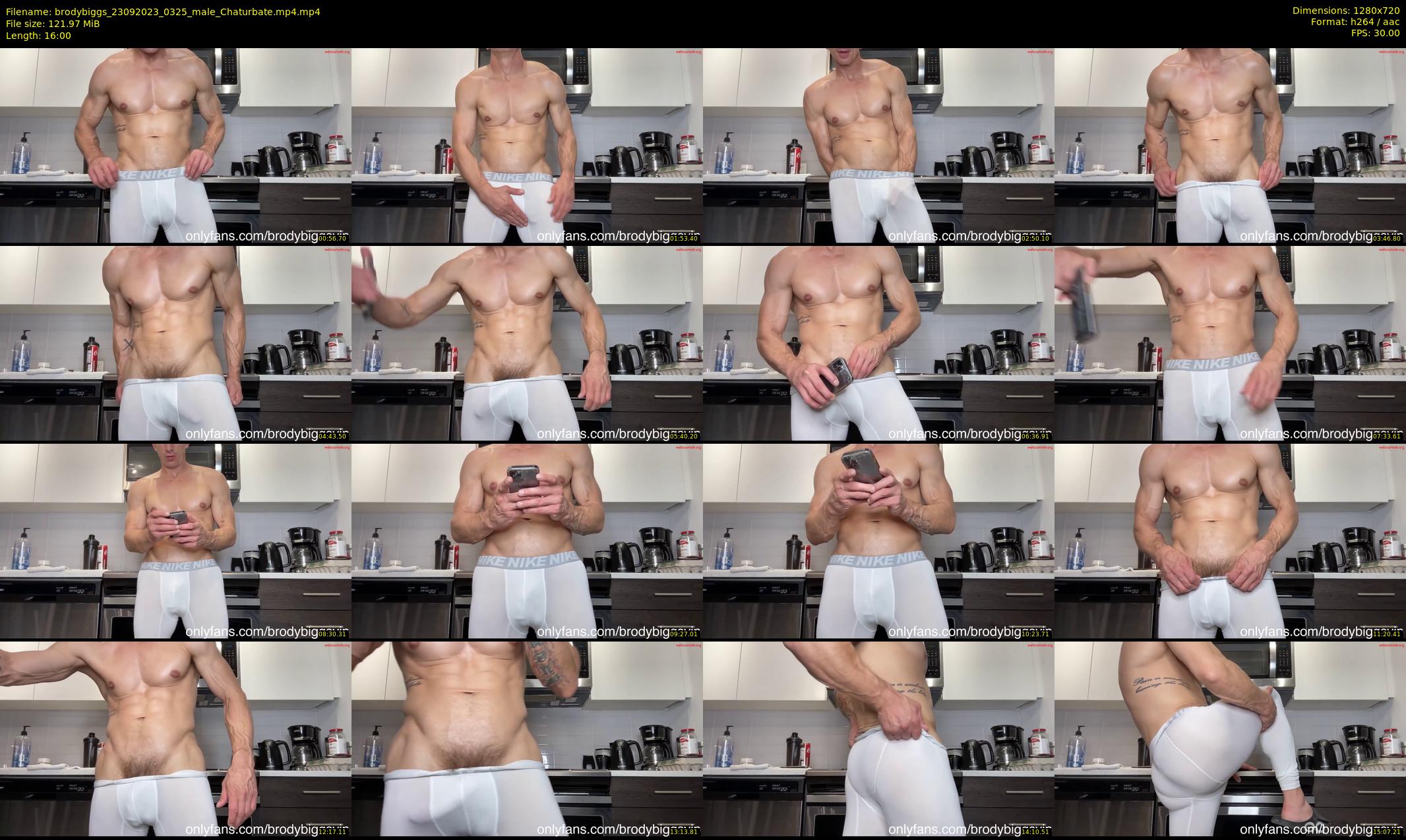 brodybiggs — 16 minute Chaturbate male cam show recording, 720p, Sep 23, 2023