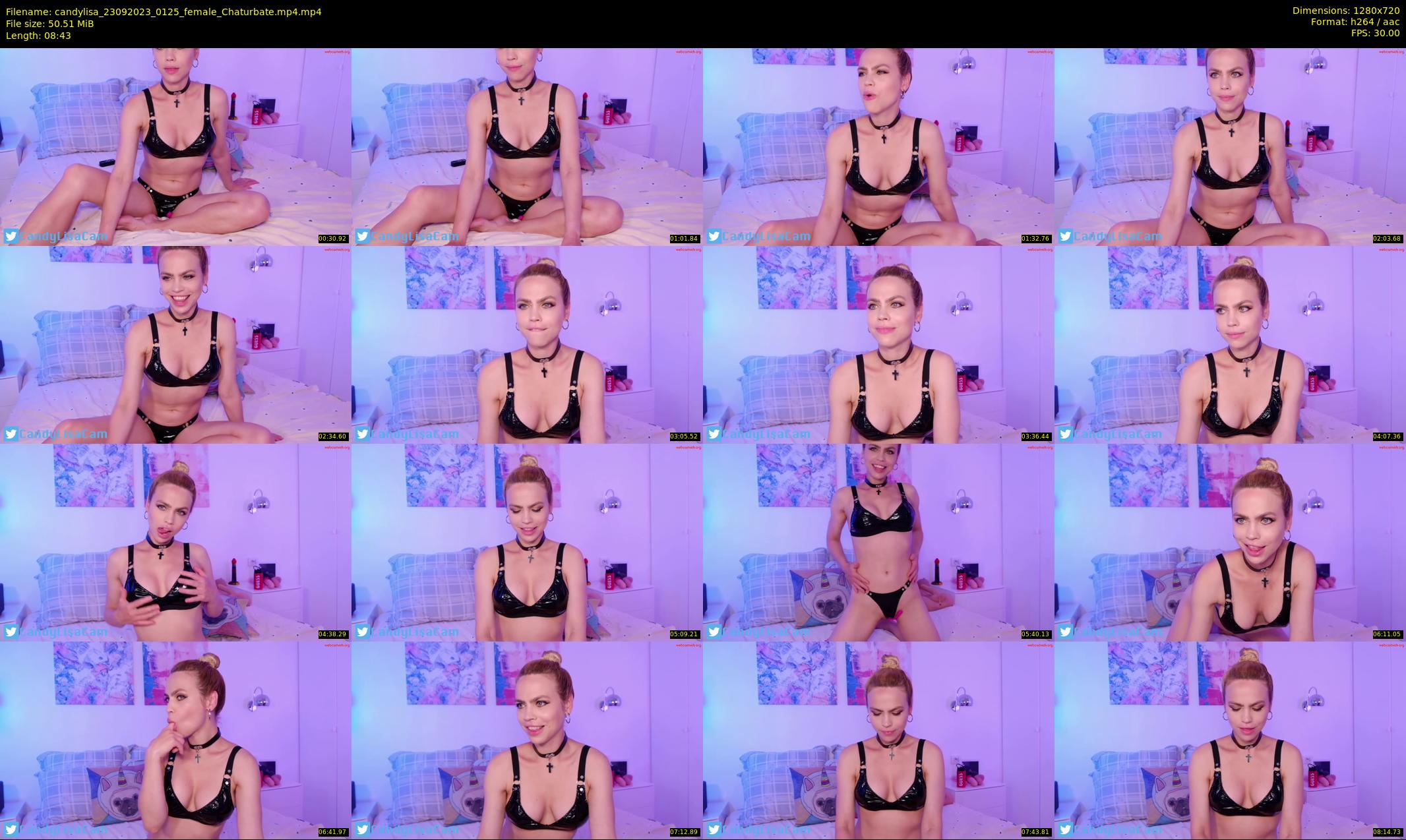 candylisa — 9 minute Chaturbate female cam show recording, 720p, Sep 23, 2023
