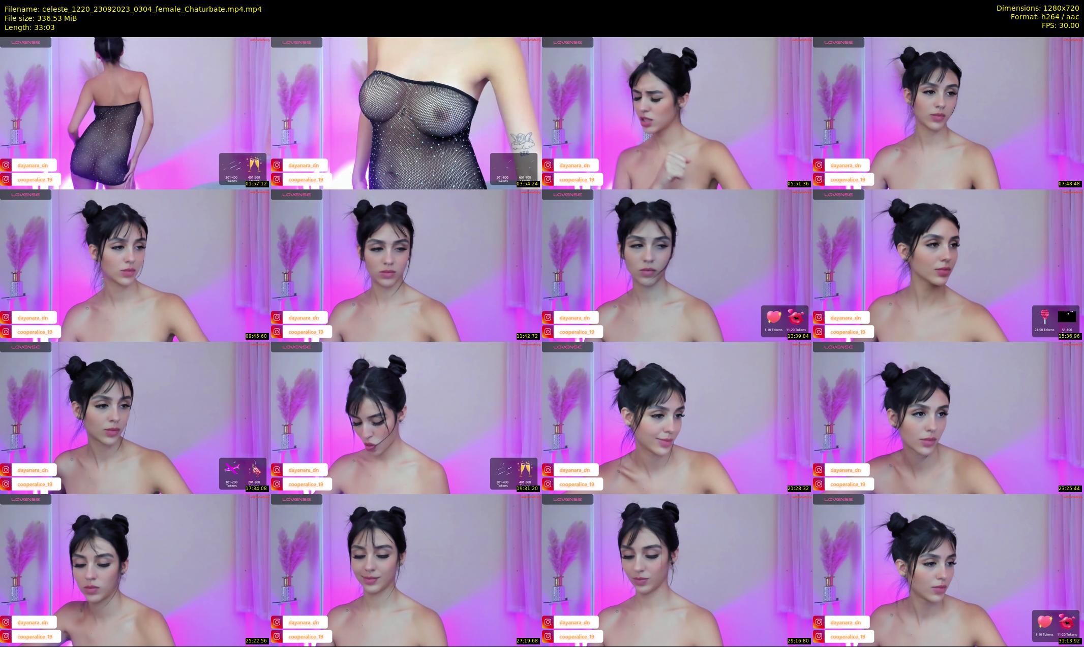 celeste_1220 — 34 minute Chaturbate female cam show recording, 720p, Sep 23, 2023