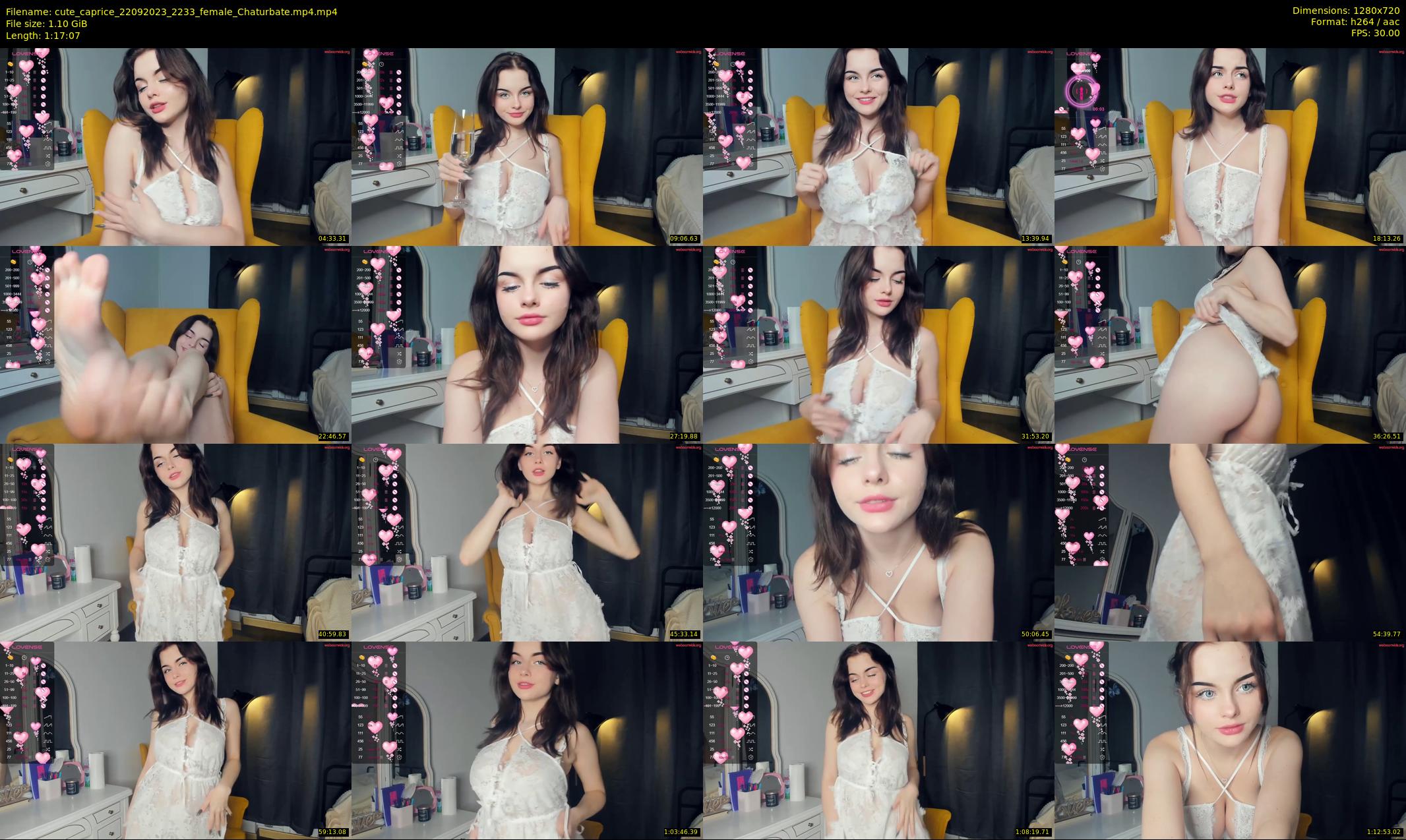 cute_caprice — 78 minute Chaturbate female cam show recording, 720p, Sep 22, 2023