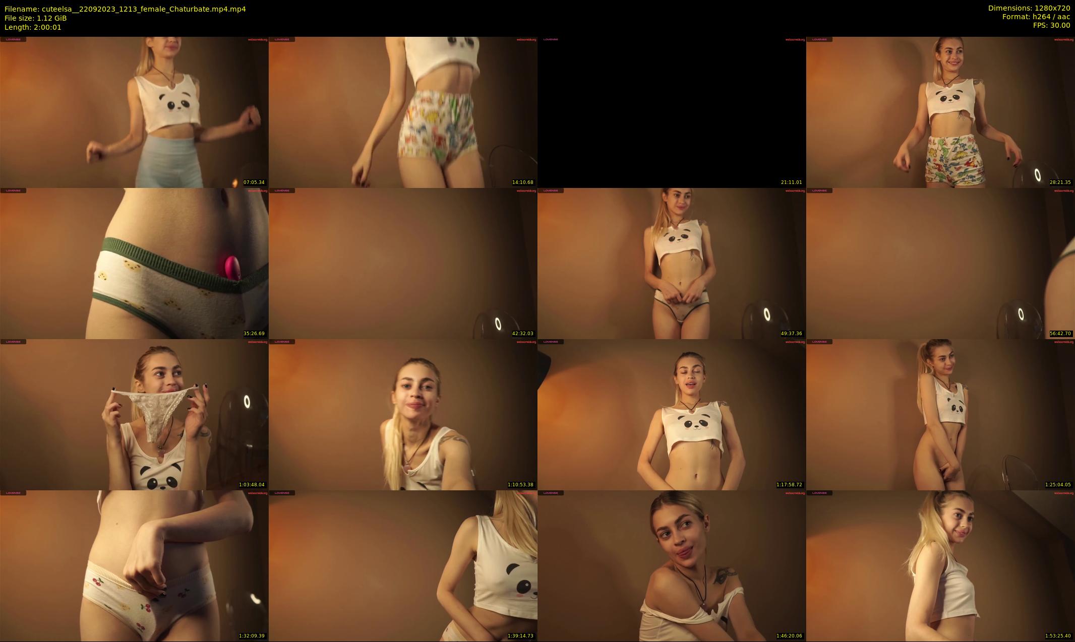 cuteelsa_ — 121 minute Chaturbate female cam show recording, 720p, Sep 22, 2023
