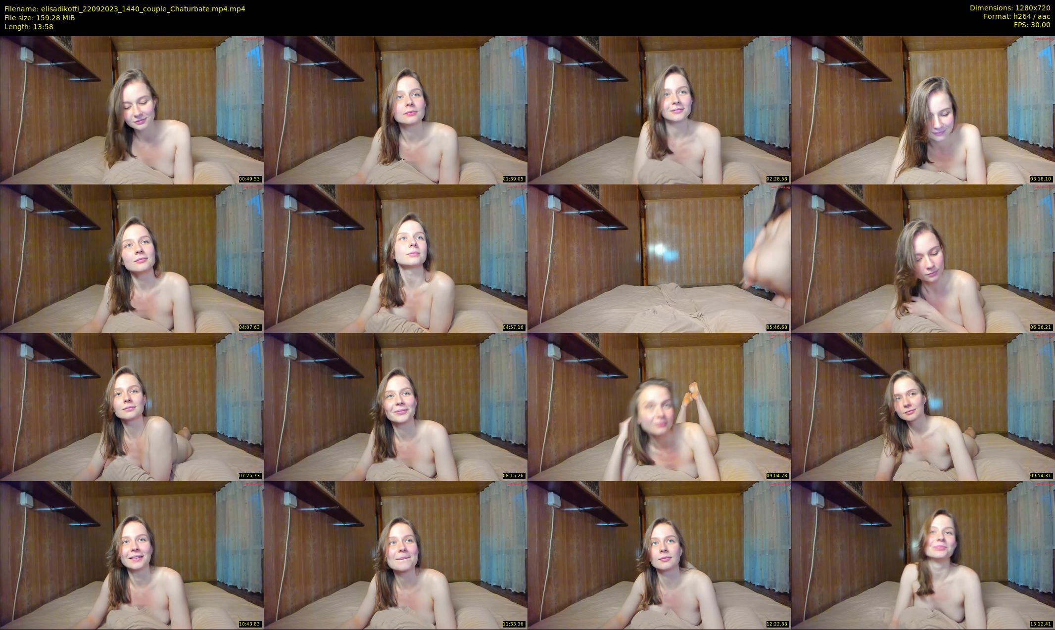 elisadikotti — 14 minute Chaturbate couple cam show recording, 720p, Sep 22, 2023
