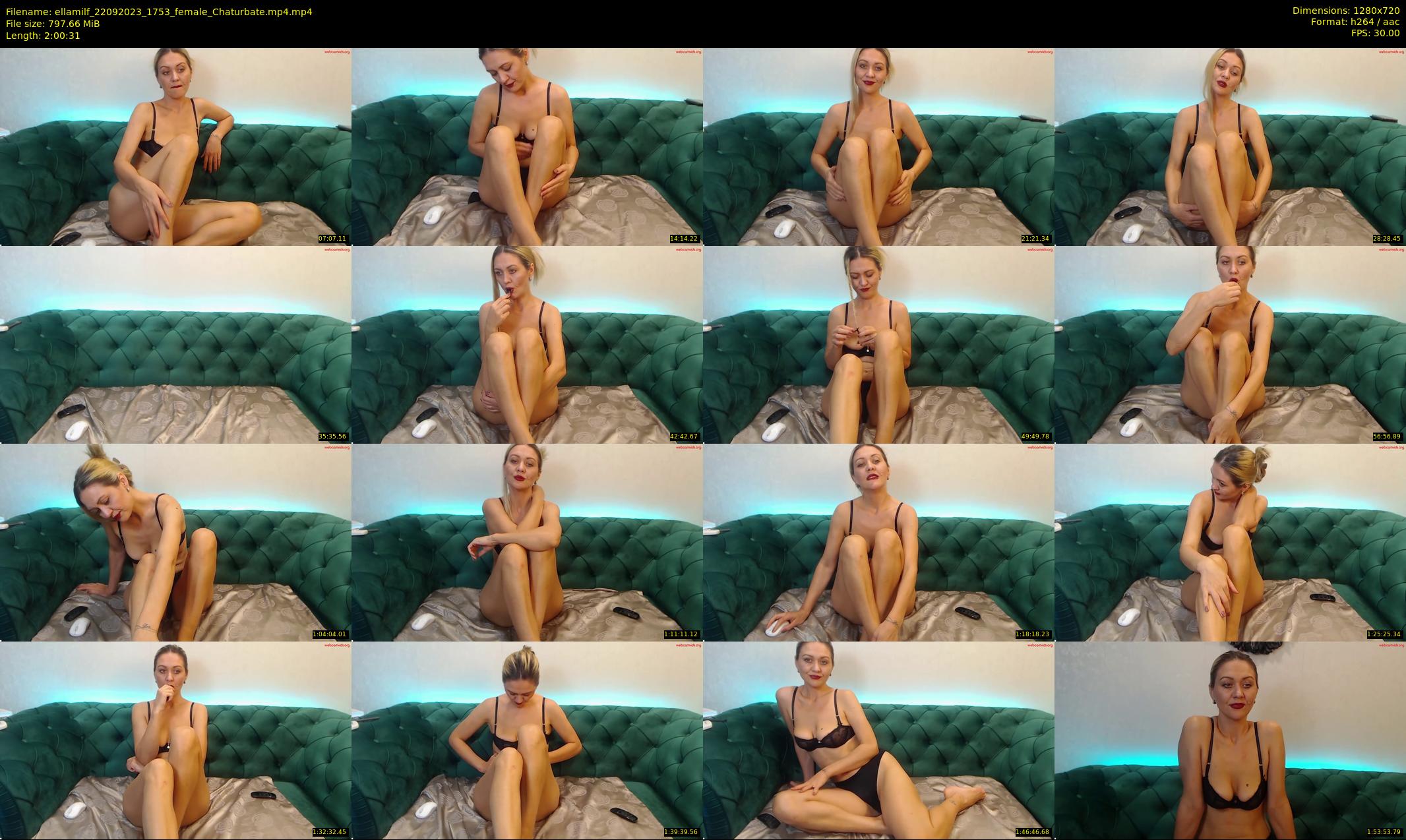 ellamilf — 121 minute Chaturbate female cam show recording, 720p, Sep 22, 2023