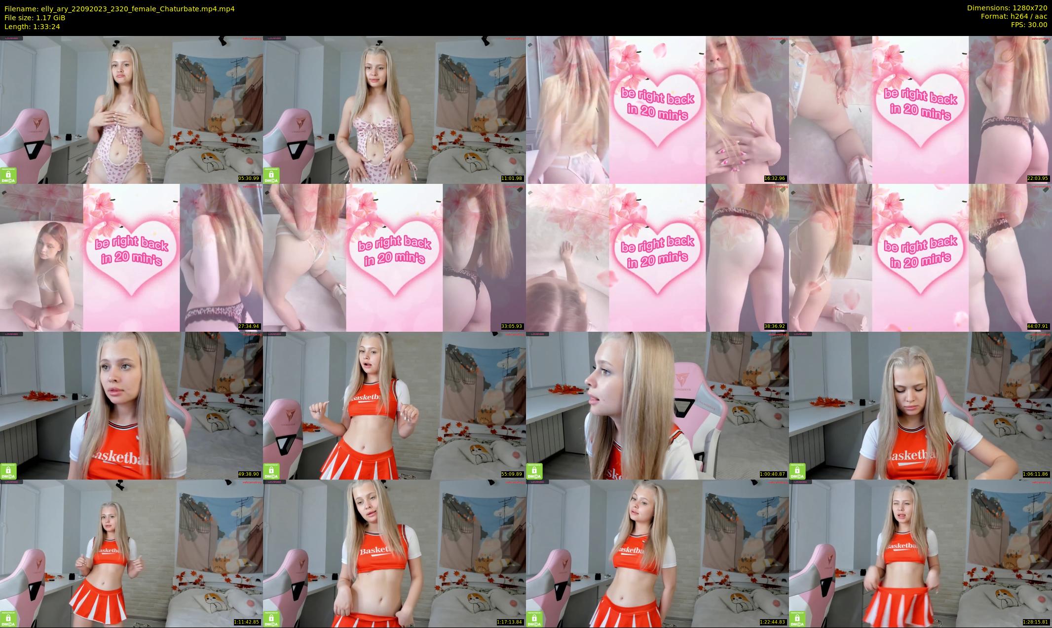 elly_ary — 94 minute Chaturbate female cam show recording, 720p, Sep 22, 2023