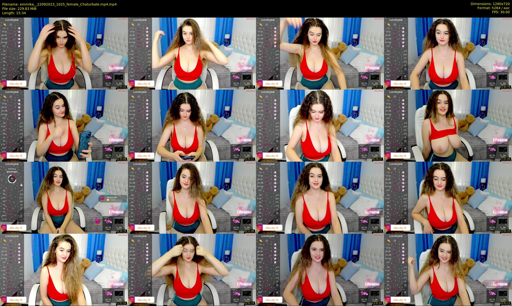 emmika_ — 16 minute Chaturbate female cam show recording, 720p, Sep 22, 2023