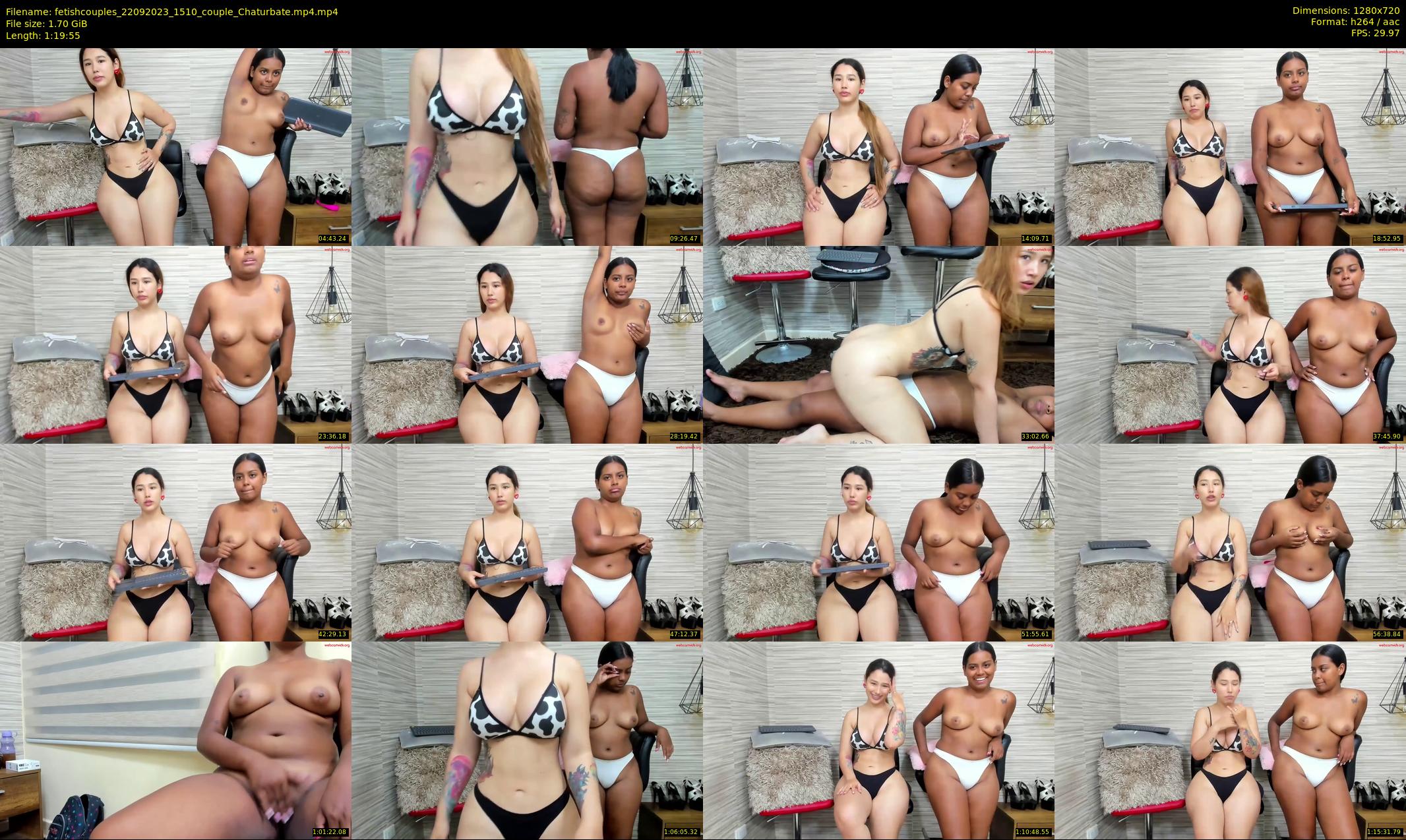 fetishcouples — 80 minute Chaturbate couple cam show recording, 720p, Sep 22, 2023