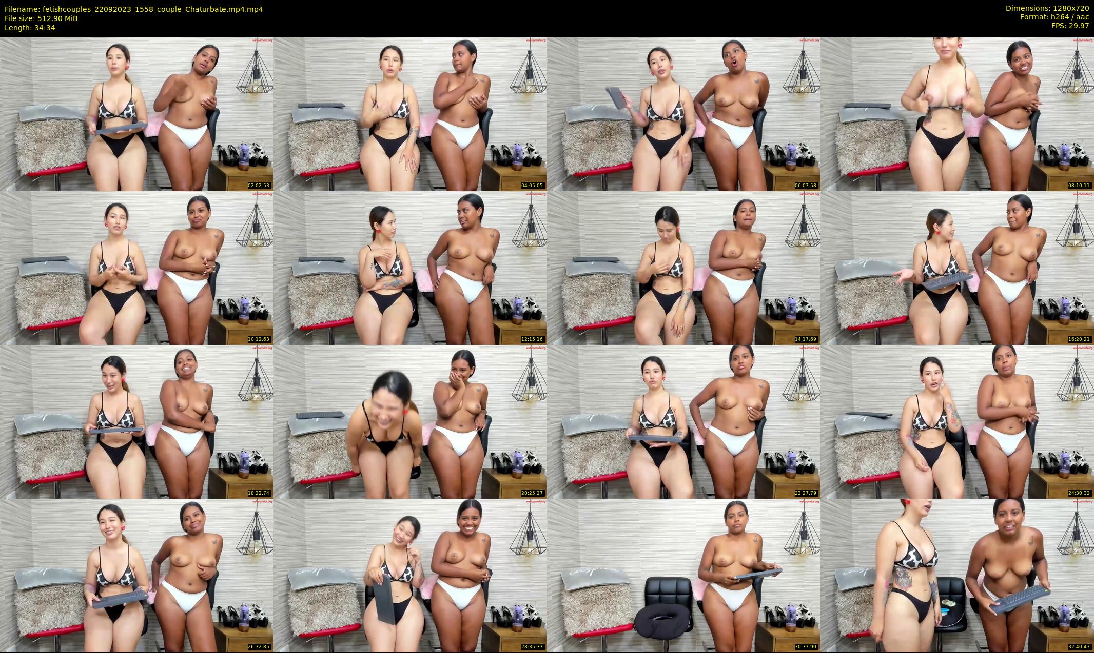 fetishcouples — 35 minute Chaturbate couple cam show recording, 720p, Sep 22, 2023