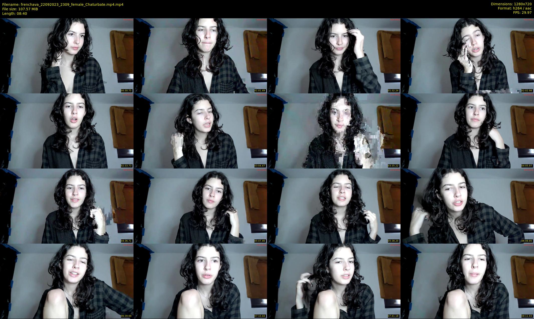 frenchava — 9 minute Chaturbate female cam show recording, 720p, Sep 22, 2023