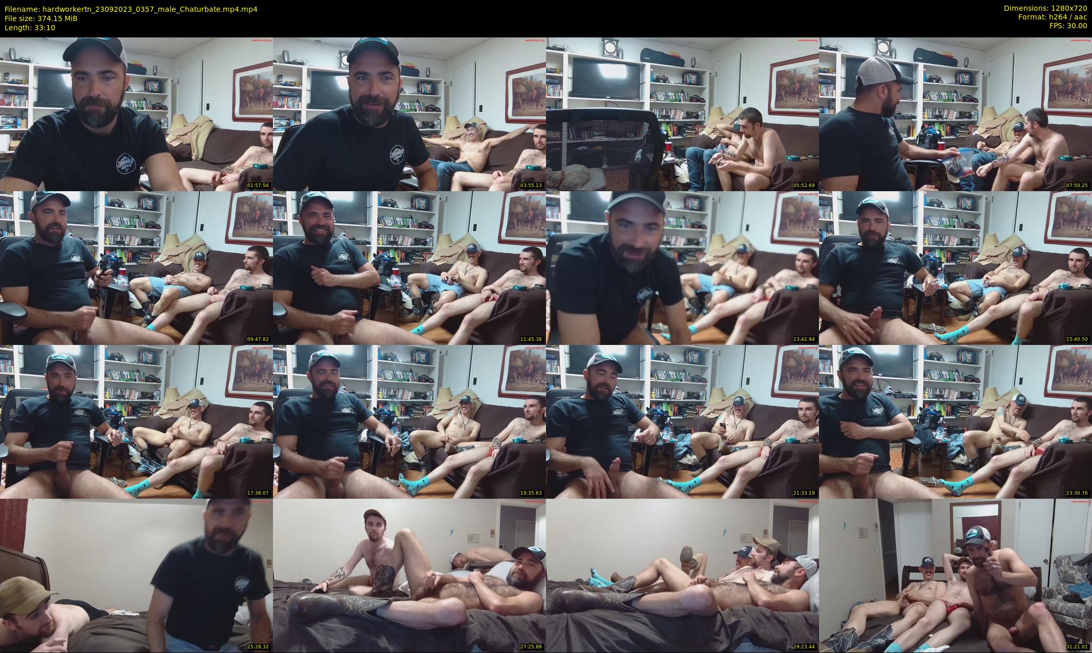 hardworkertn — 34 minute Chaturbate male cam show recording, 720p, Sep 23, 2023