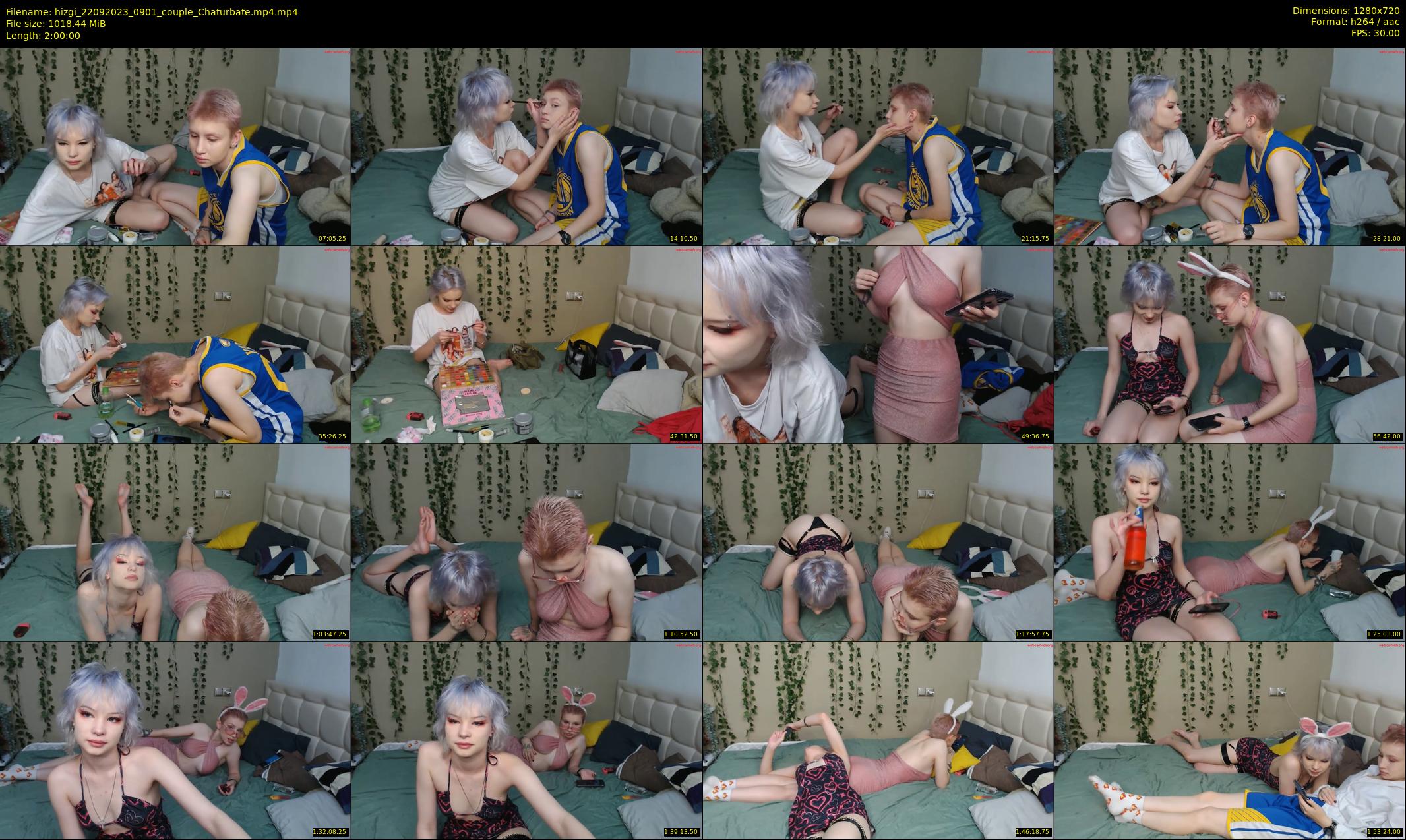 hizgi — 120 minute Chaturbate couple cam show recording, 720p, Sep 22, 2023