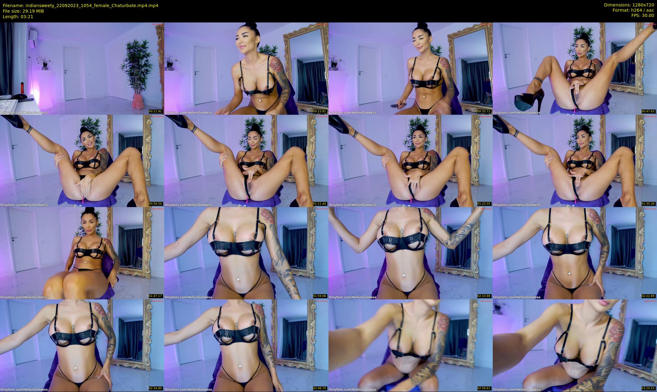 indiansweety — 4 minute Chaturbate female cam show recording, 720p, Sep 22, 2023
