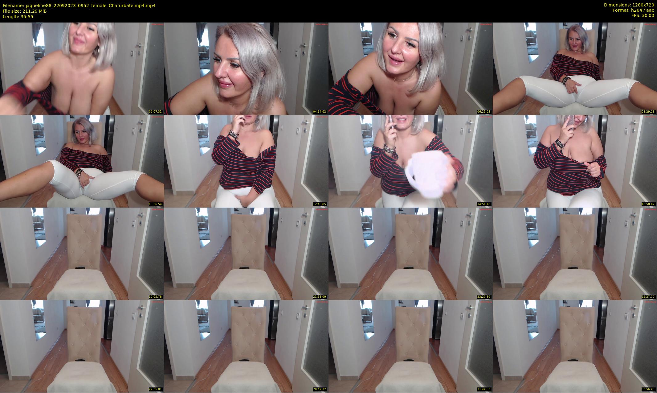 jaqueline88 — 36 minute Chaturbate female cam show recording, 720p, Sep 22, 2023