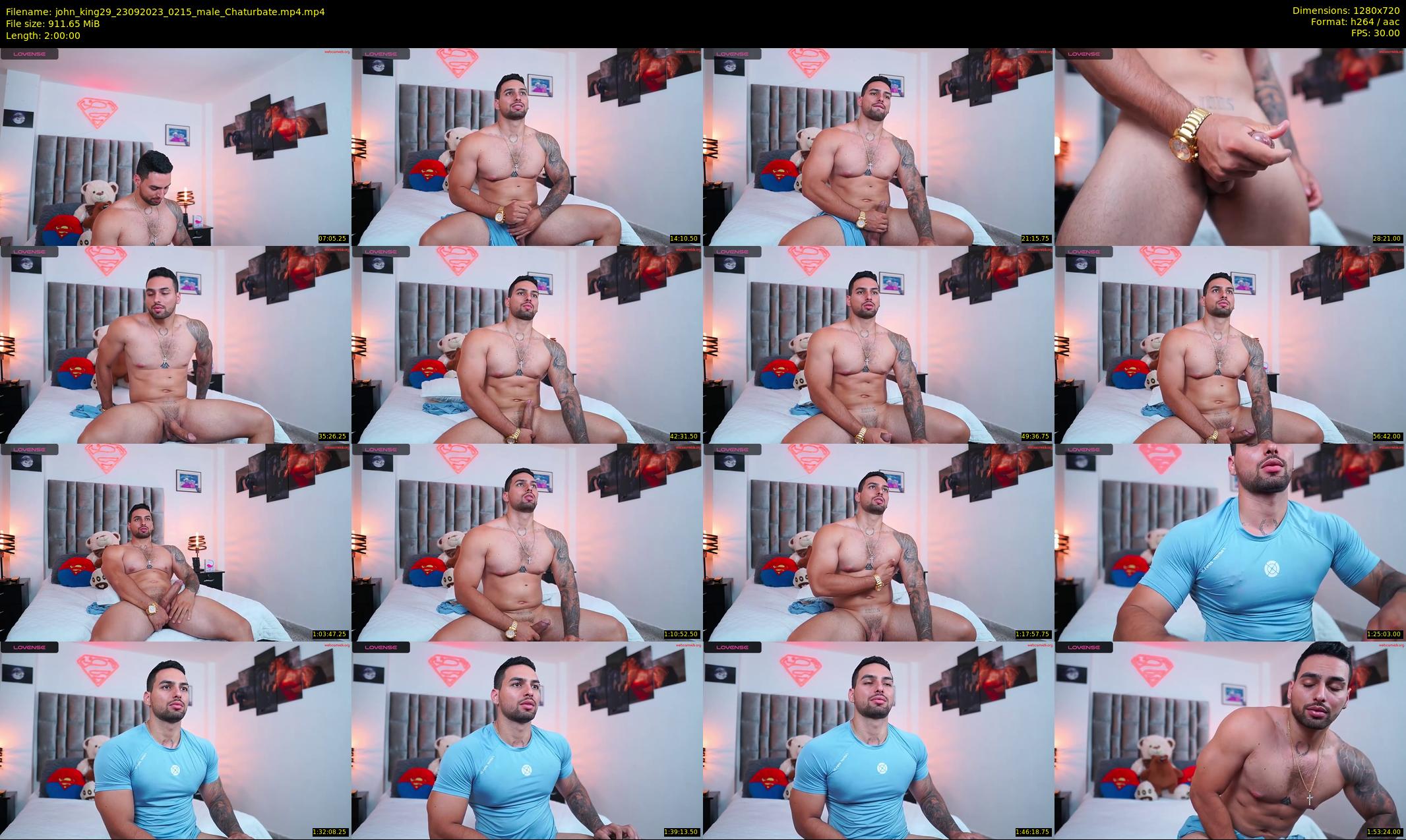 john_king29 — 120 minute Chaturbate male cam show recording, 720p, Sep 23, 2023