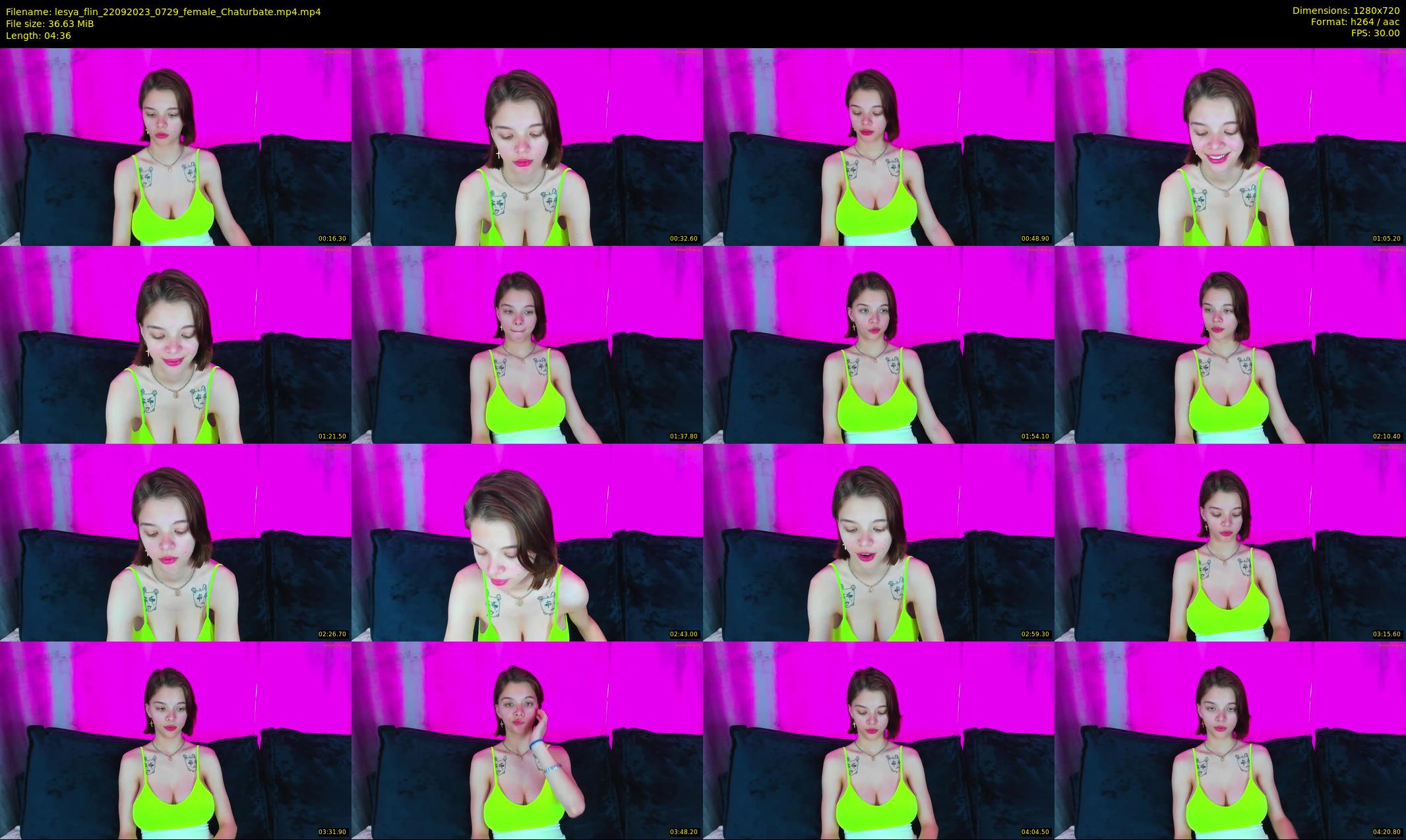 lesya_flin — 5 minute Chaturbate female cam show recording, 720p, Sep 22, 2023