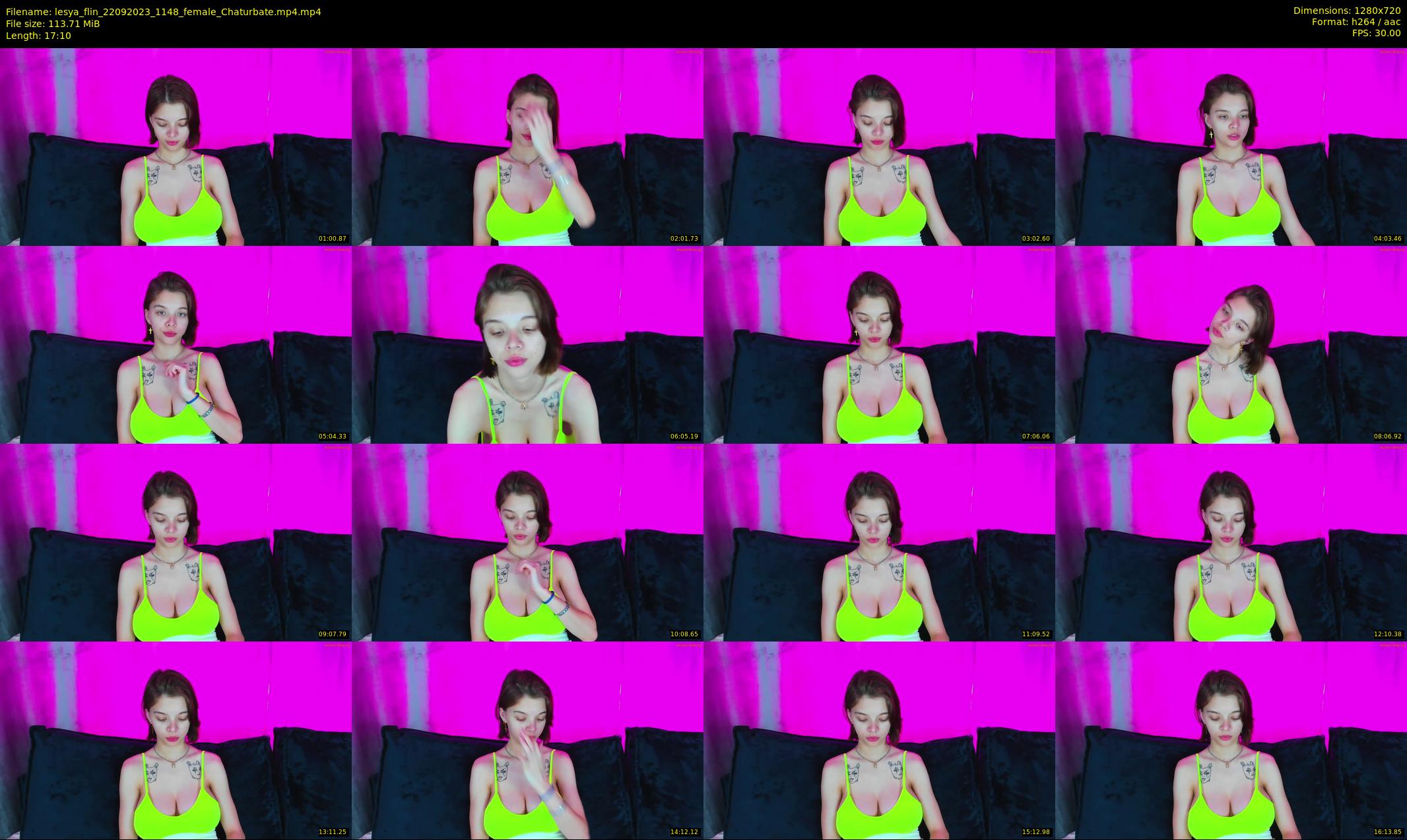 lesya_flin — 18 minute Chaturbate female cam show recording, 720p, Sep 22, 2023