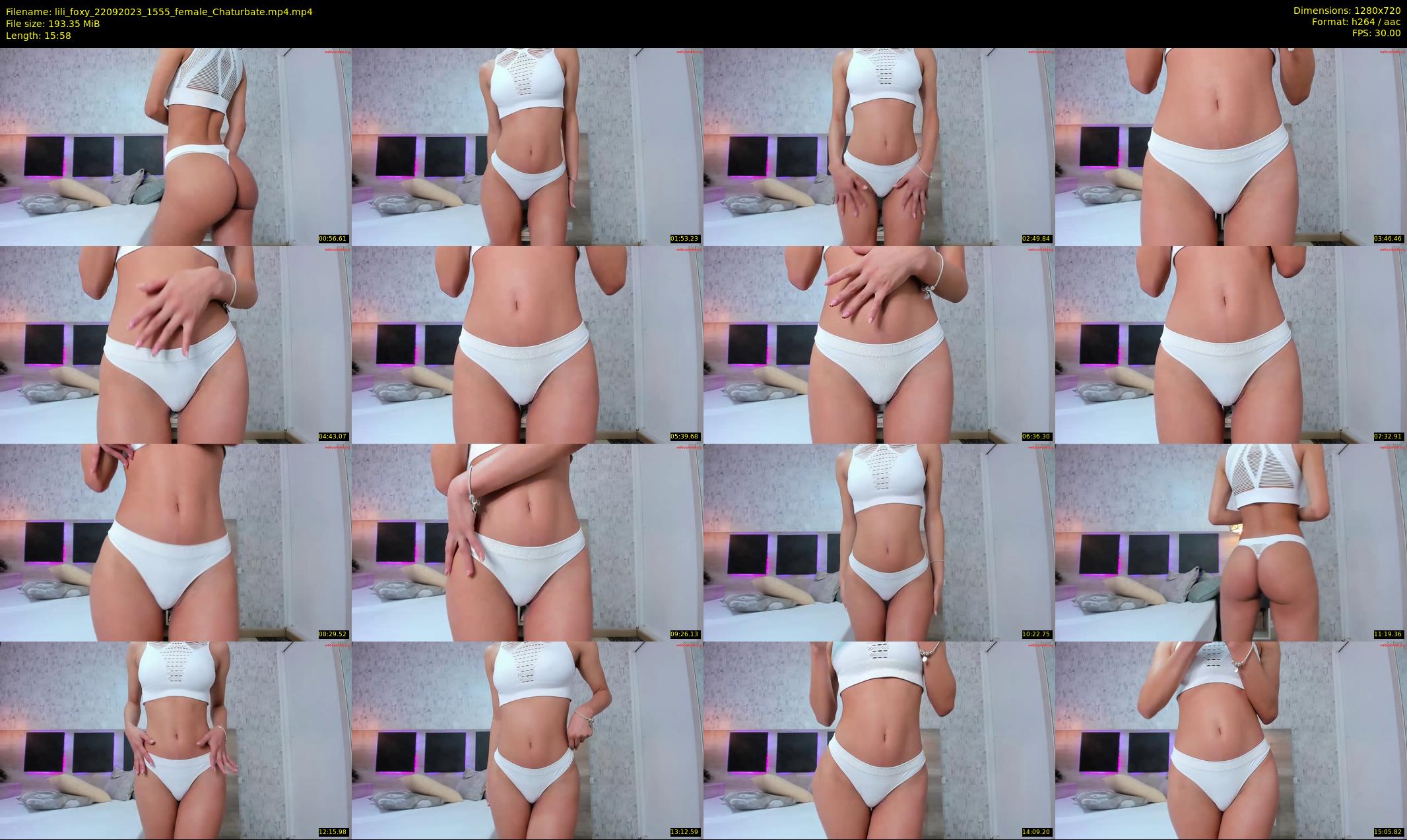 lili_foxy — 16 minute Chaturbate female cam show recording, 720p, Sep 22, 2023