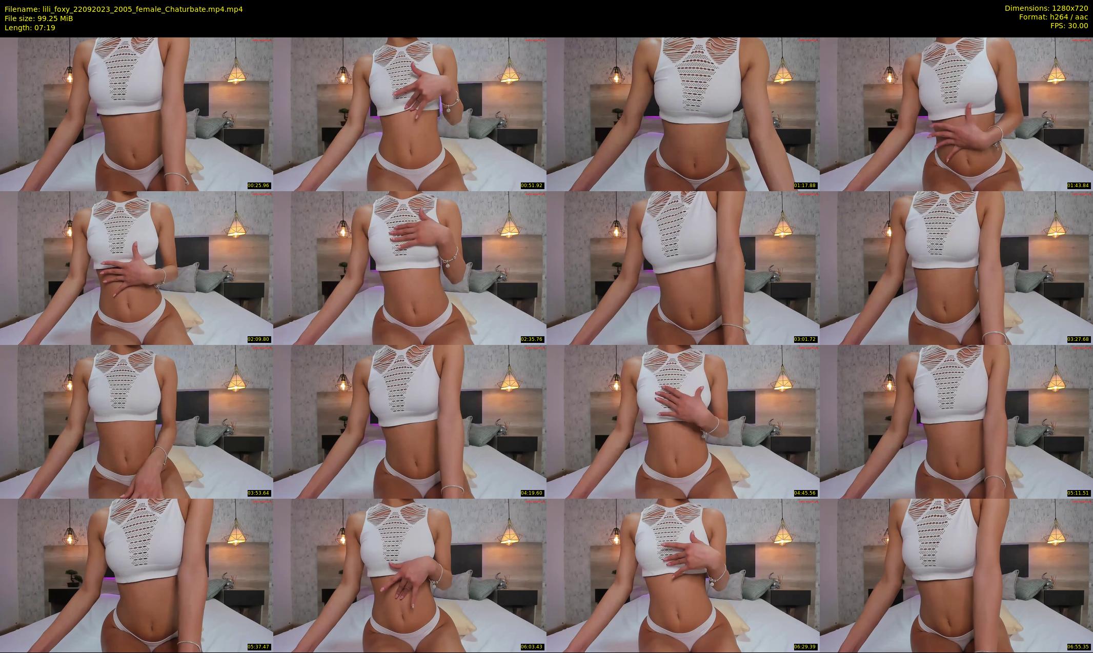 lili_foxy — 8 minute Chaturbate female cam show recording, 720p, Sep 22, 2023