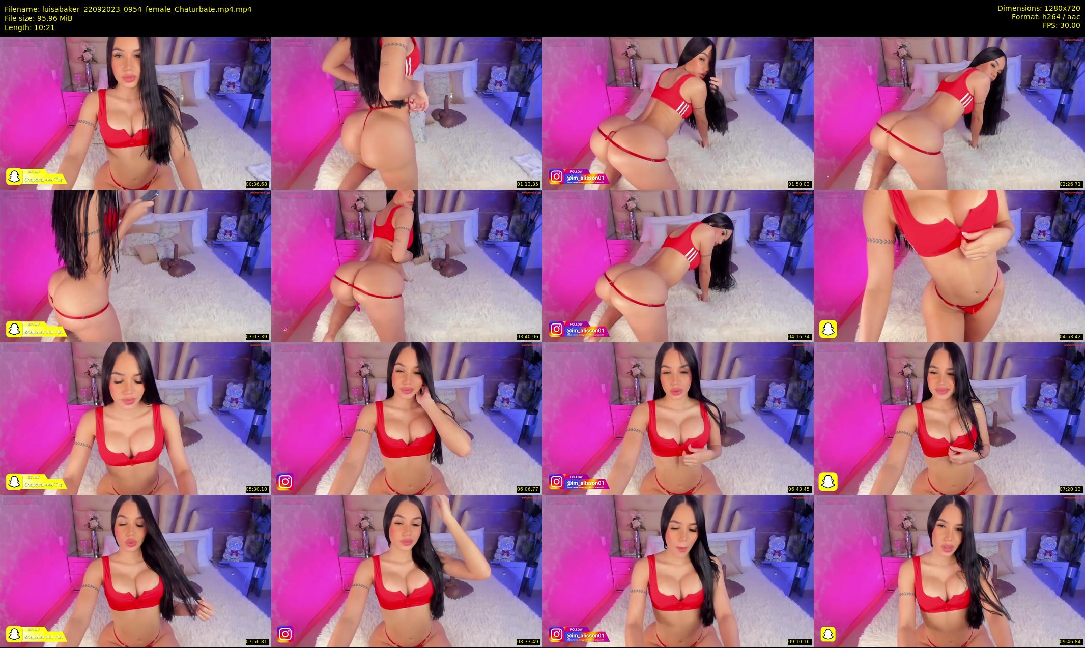 luisabaker — 11 minute Chaturbate female cam show recording, 720p, Sep 22, 2023