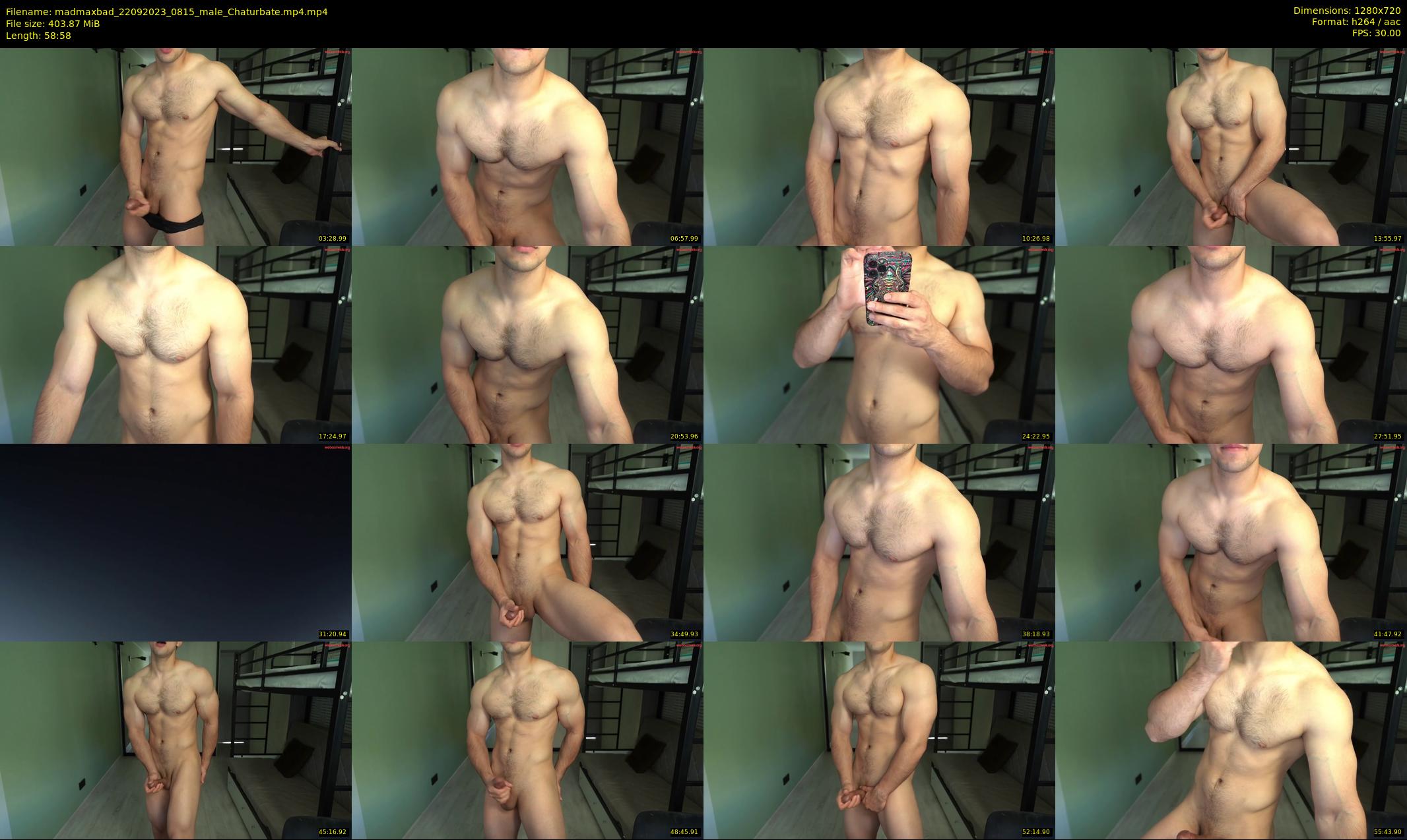 madmaxbad — 59 minute Chaturbate male cam show recording, 720p, Sep 22, 2023