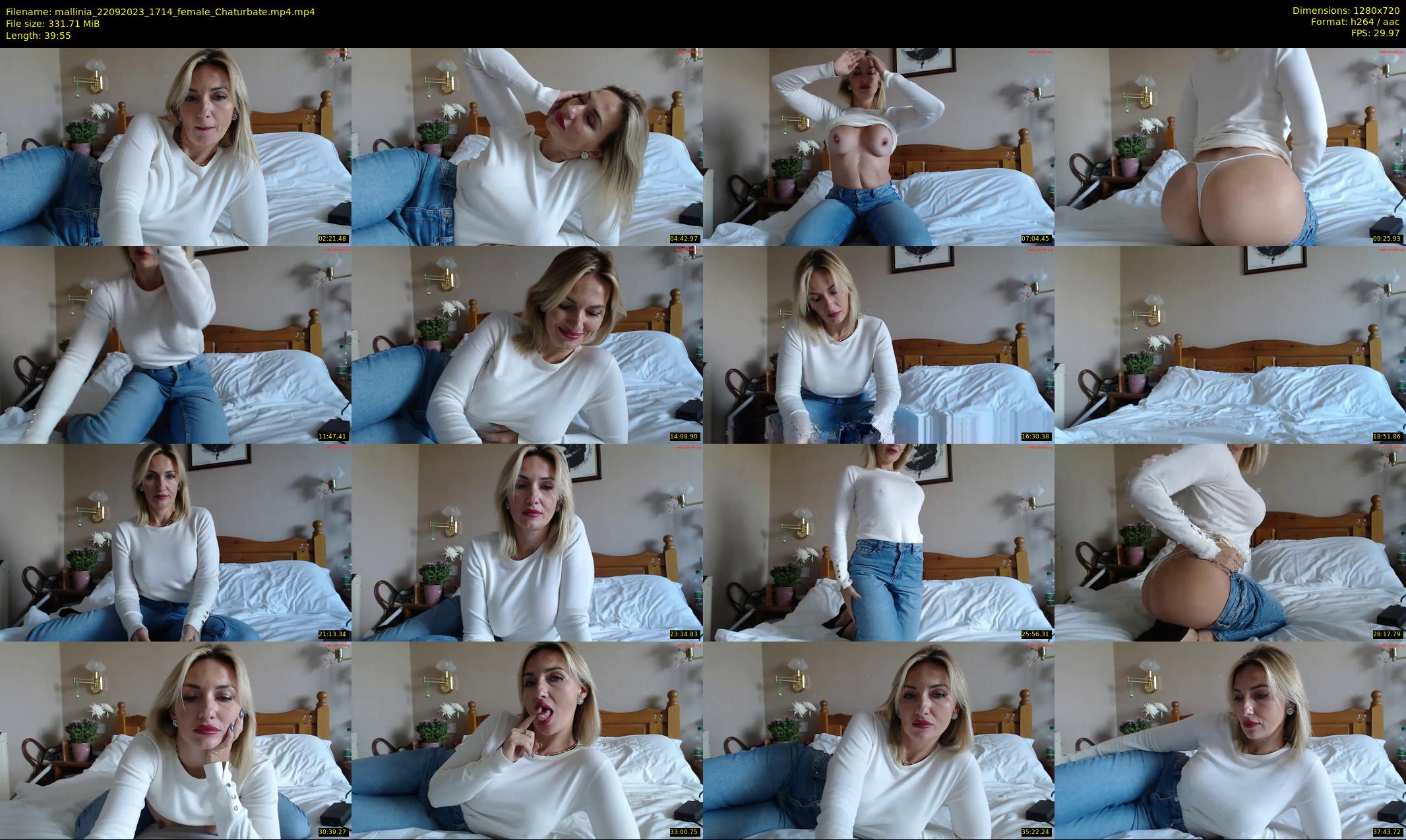 mallinia — 40 minute Chaturbate female cam show recording, 720p, Sep 22, 2023