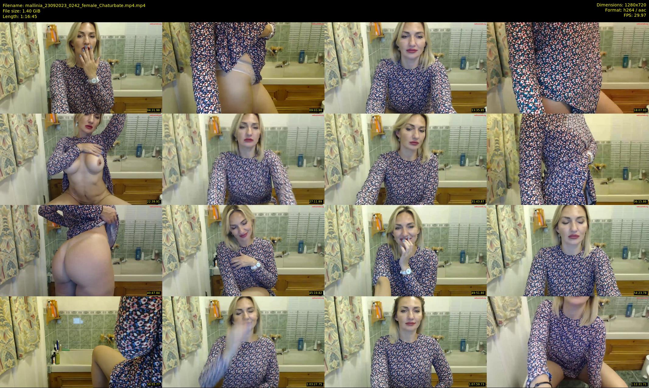 mallinia — 77 minute Chaturbate female cam show recording, 720p, Sep 23, 2023