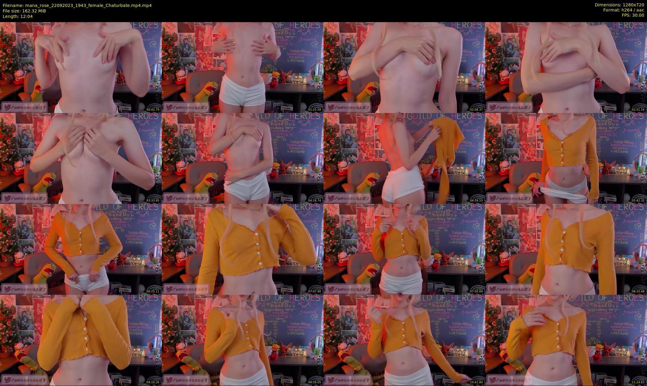 mana_rose — 13 minute Chaturbate female cam show recording, 720p, Sep 22, 2023