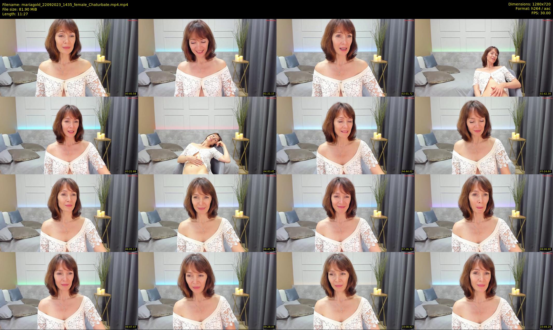 mariagold — 12 minute Chaturbate female cam show recording, 720p, Sep 22, 2023