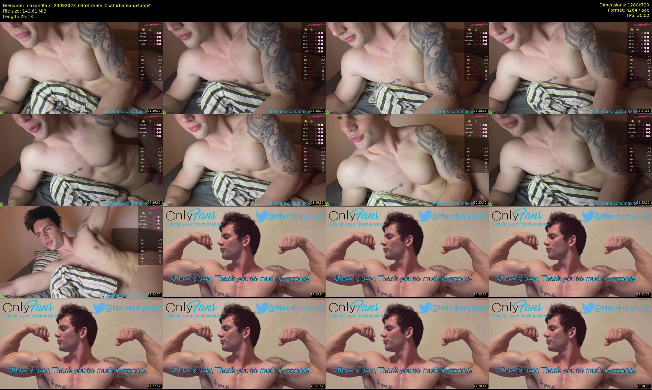 maxandtam — 26 minute Chaturbate couple cam show recording, 720p, Sep 23, 2023