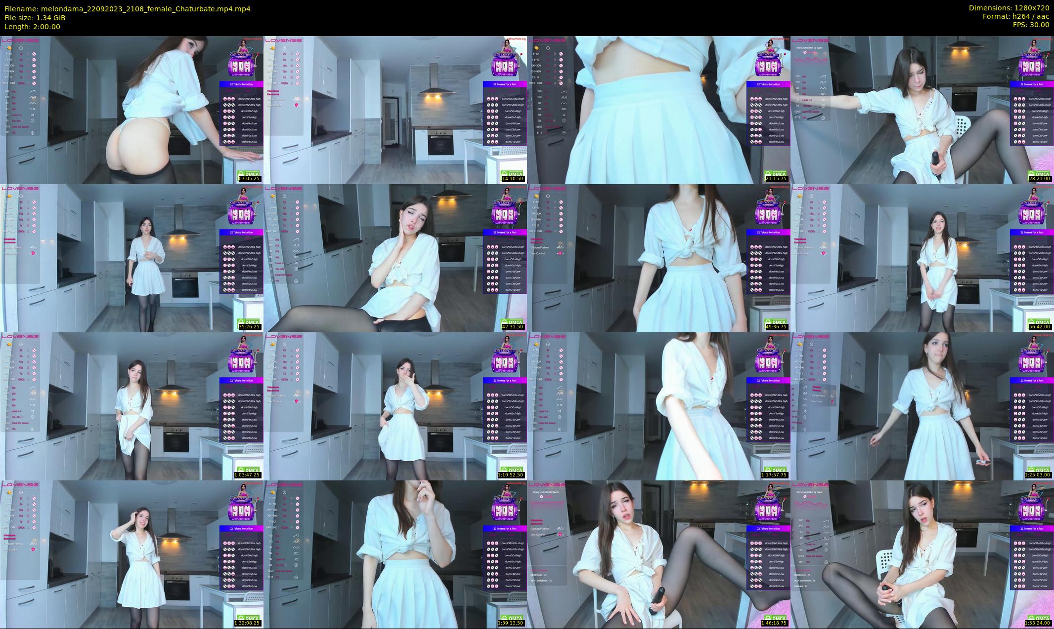 melondama — 120 minute Chaturbate female cam show recording, 720p, Sep 22, 2023