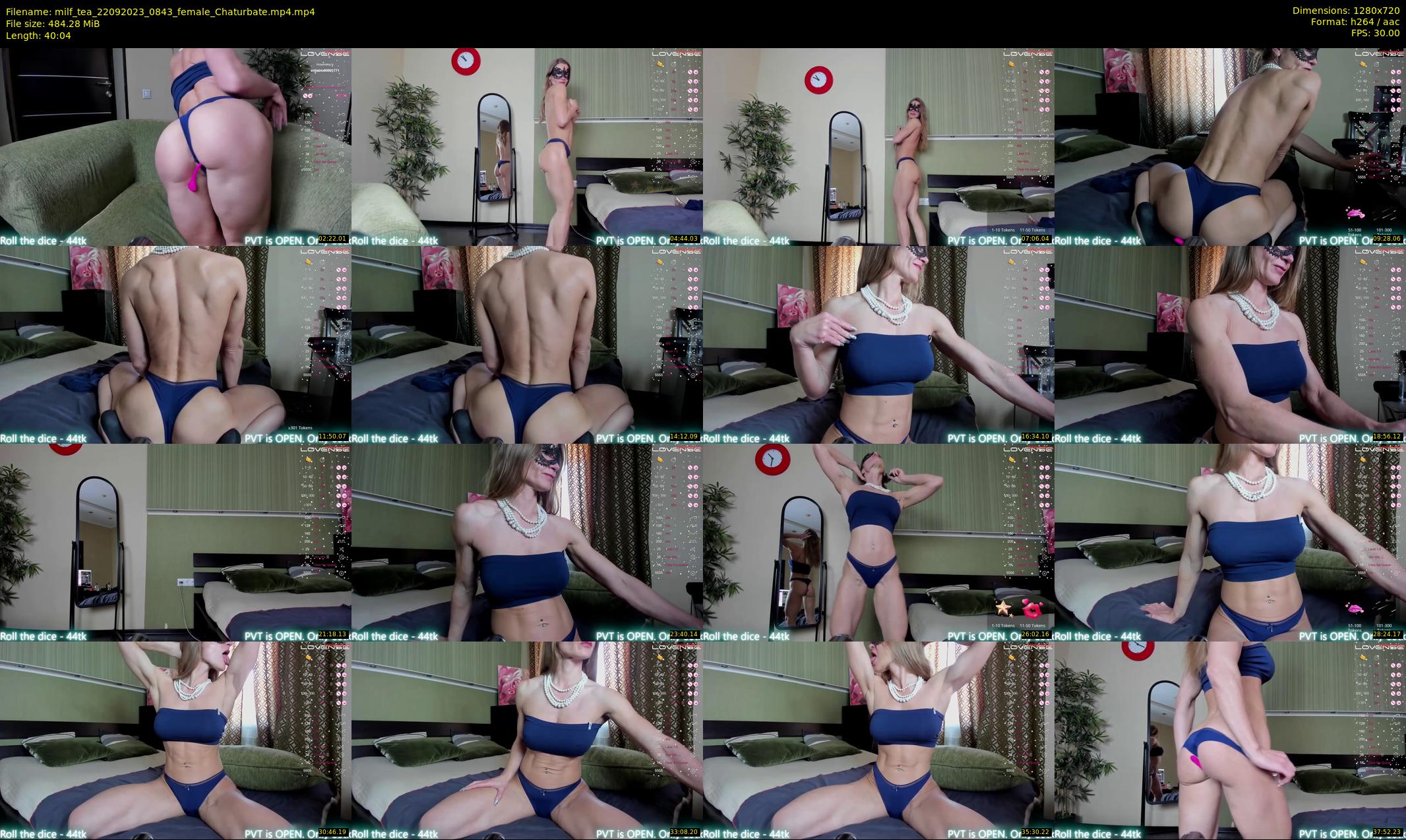 milf_tea — 41 minute Chaturbate female cam show recording, 720p, Sep 22, 2023