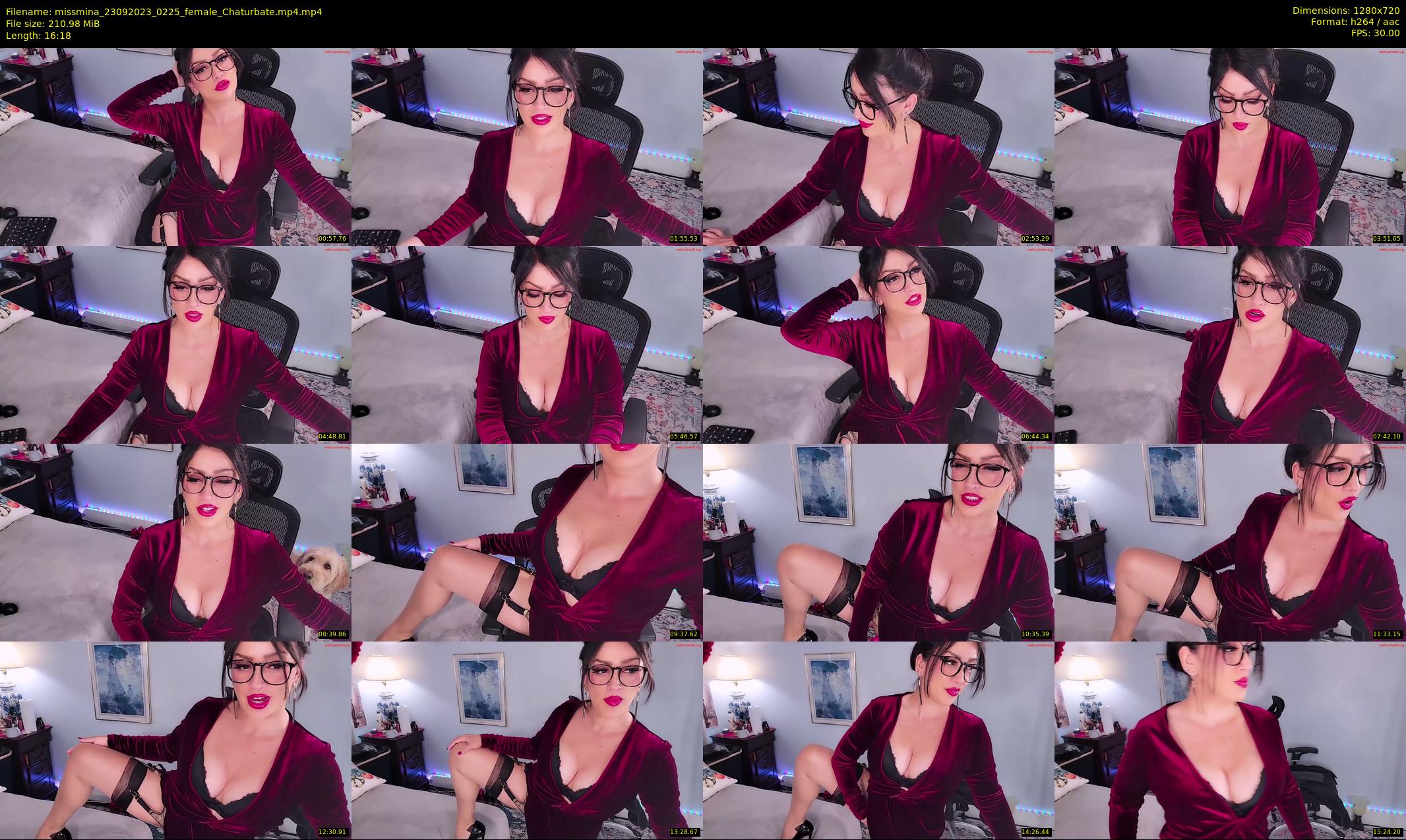 missmina — 17 minute Chaturbate female cam show recording, 720p, Sep 23, 2023