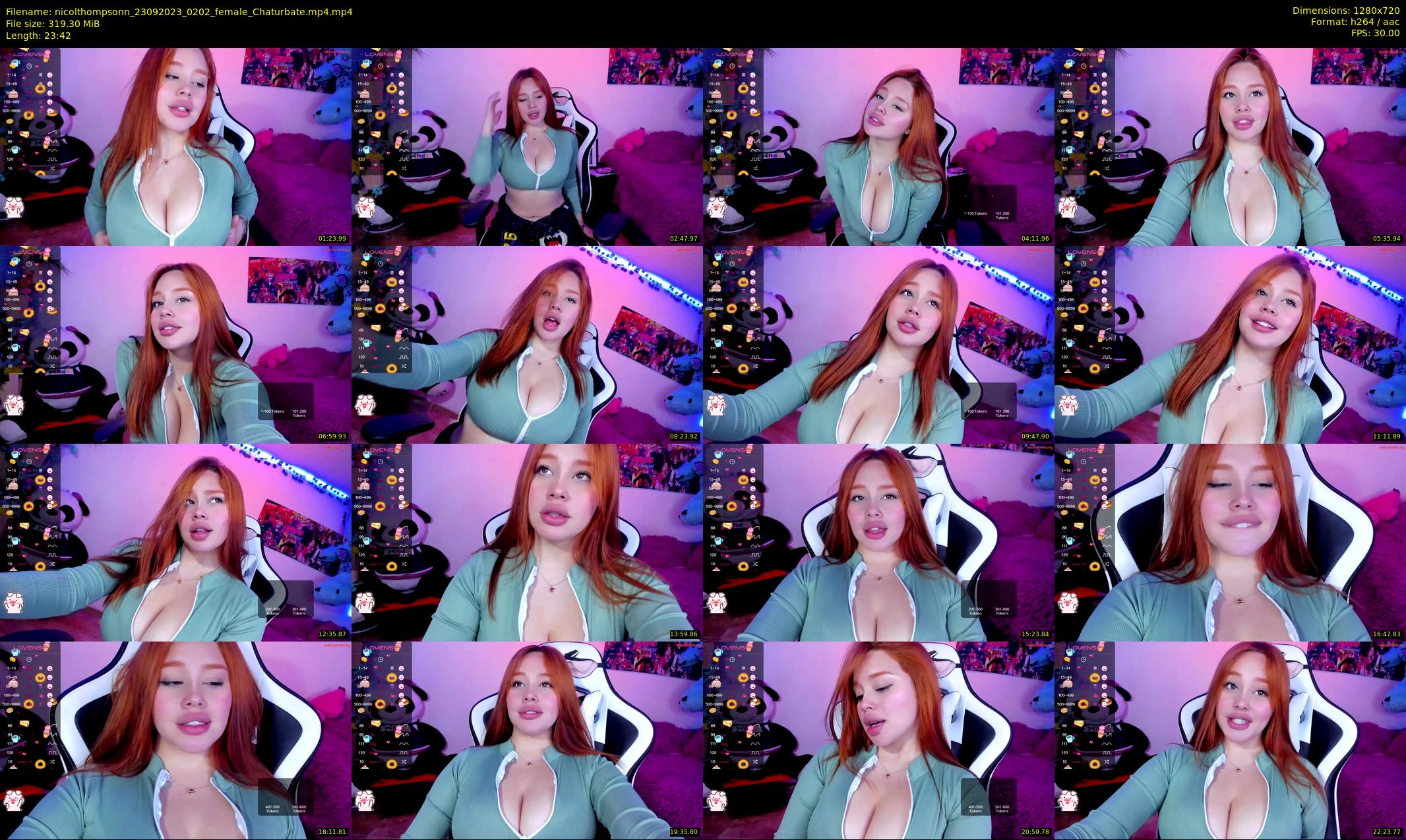 nicolthompsonn — 24 minute Chaturbate female cam show recording, 720p, Sep 23, 2023