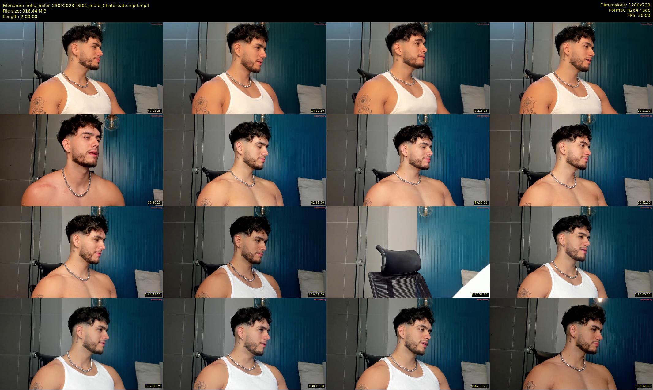 noha_miler — 120 minute Chaturbate male cam show recording, 720p, Sep 23, 2023