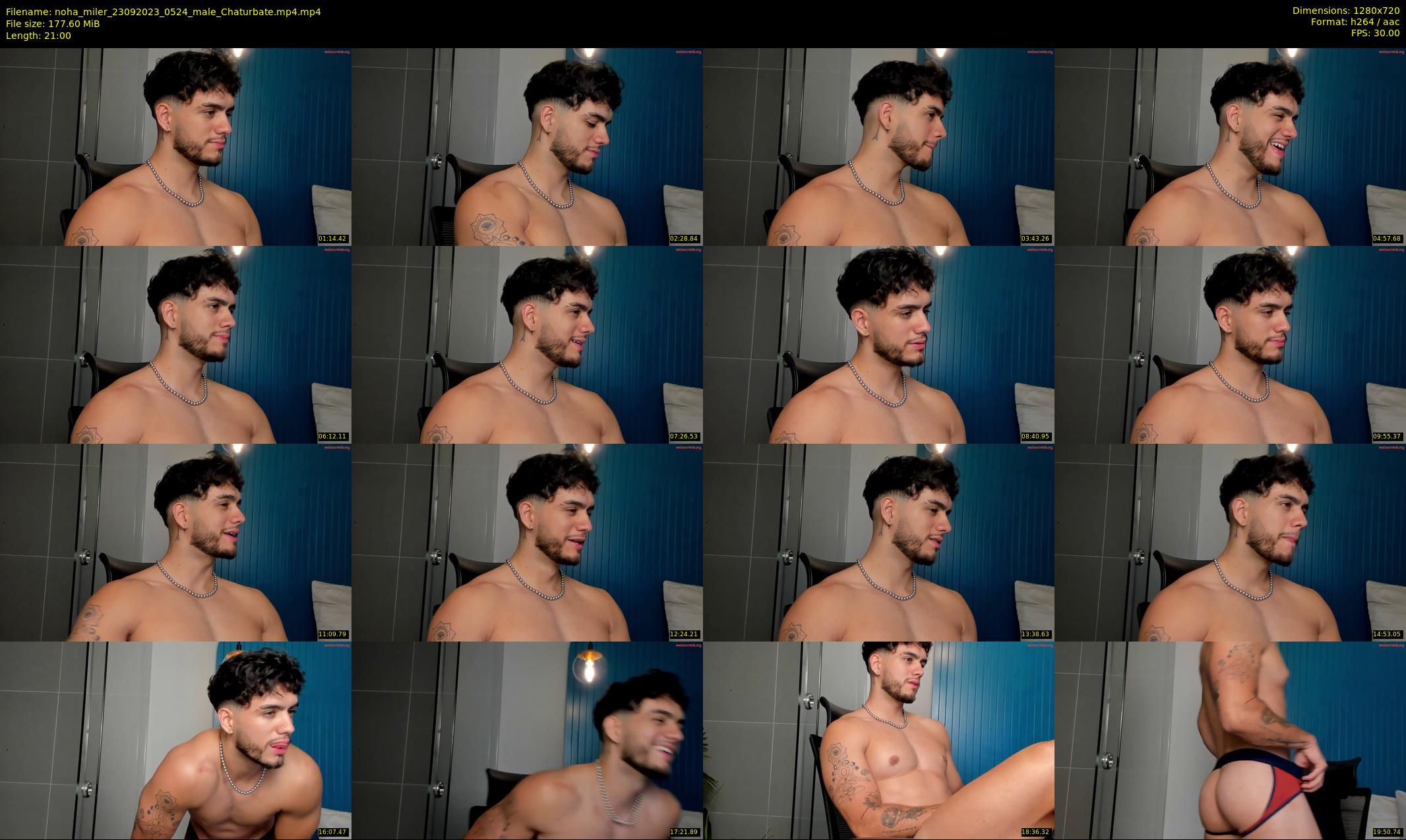noha_miler — 21 minute Chaturbate male cam show recording, 720p, Sep 23, 2023