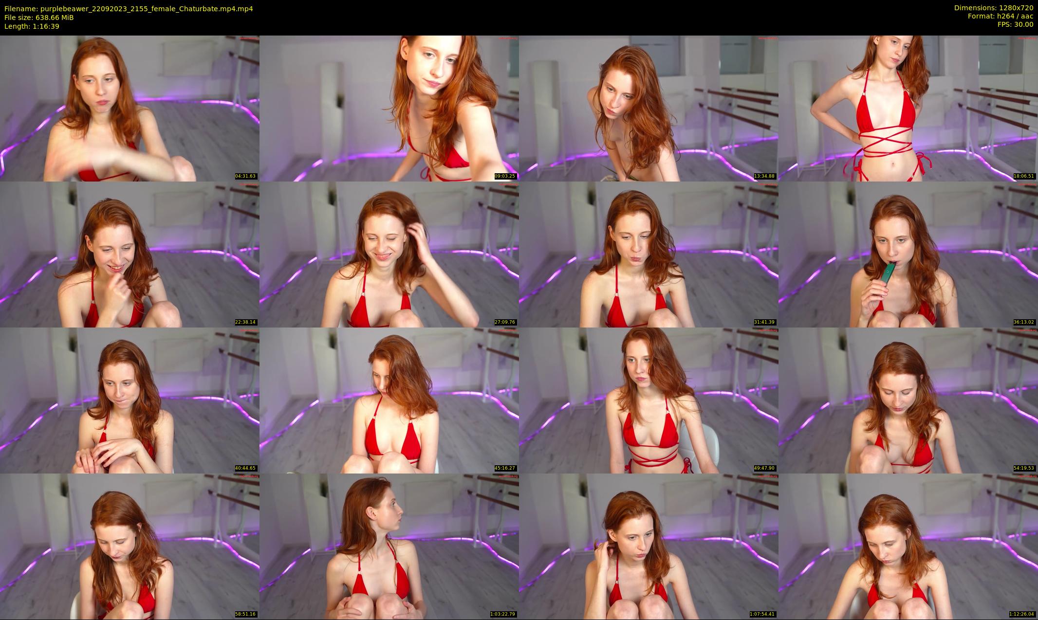 purplebeawer — 77 minute Chaturbate female cam show recording, 720p, Sep 22, 2023