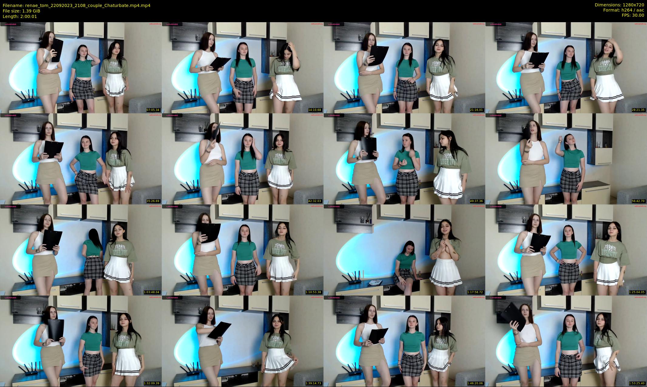 renae_tom — 121 minute Chaturbate couple cam show recording, 720p, Sep 22, 2023