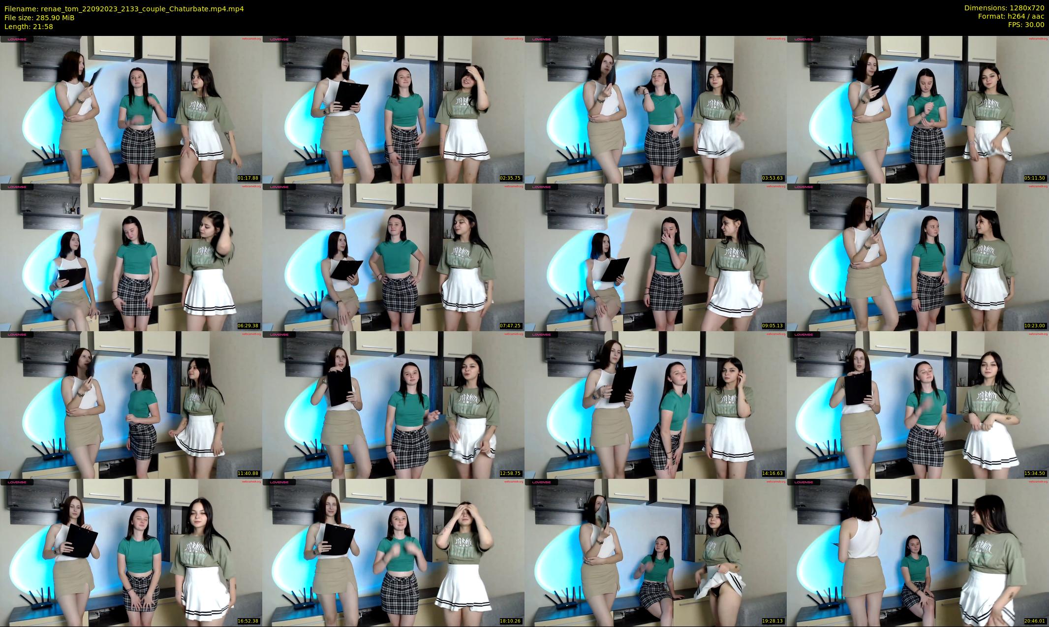 renae_tom — 22 minute Chaturbate couple cam show recording, 720p, Sep 22, 2023