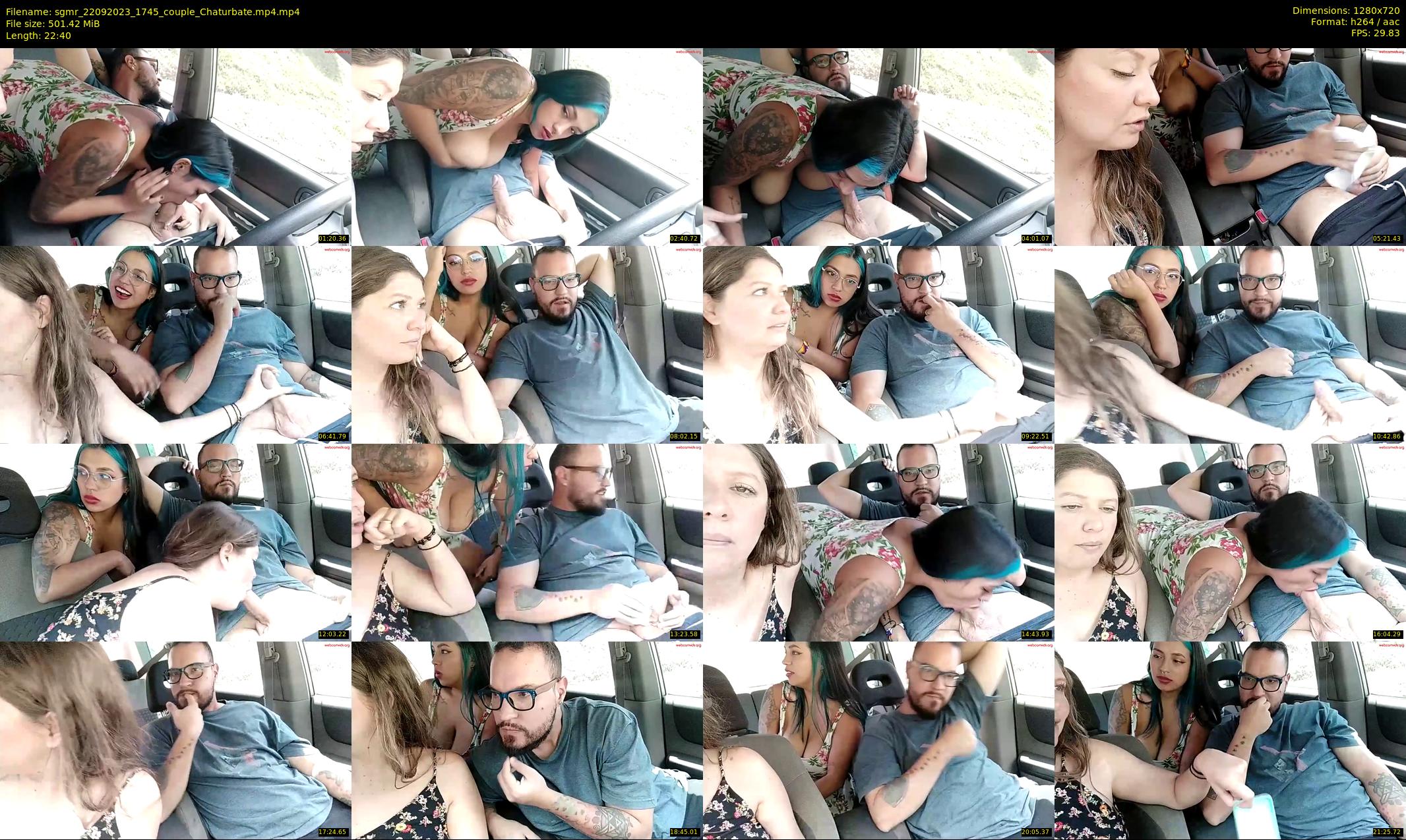 sgmr — 23 minute Chaturbate couple cam show recording, 720p, Sep 22, 2023