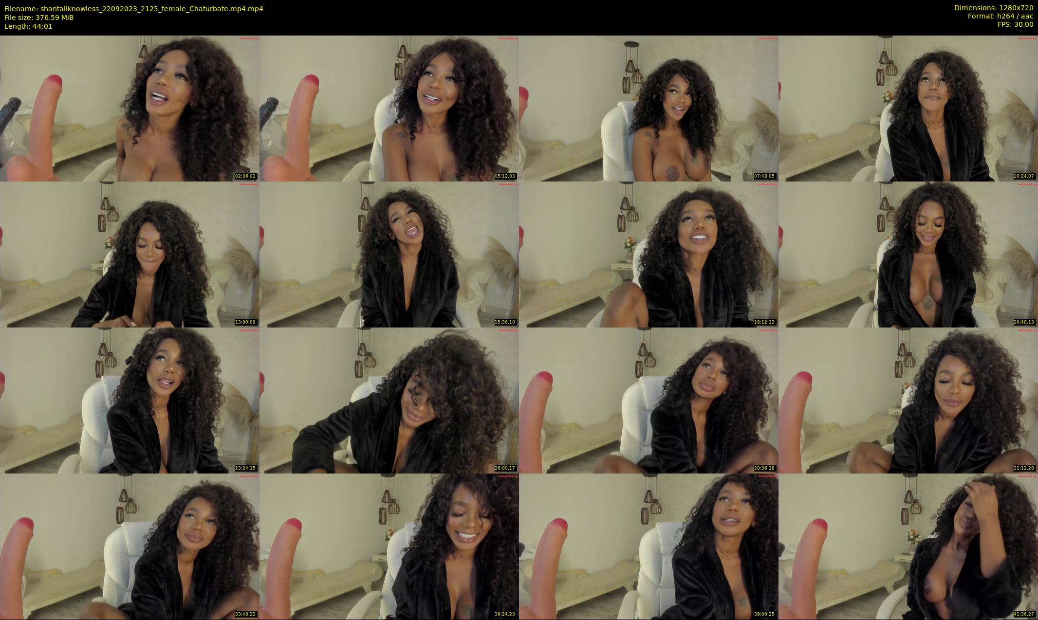 shantallknowless — 45 minute Chaturbate female cam show recording, 720p, Sep 22, 2023