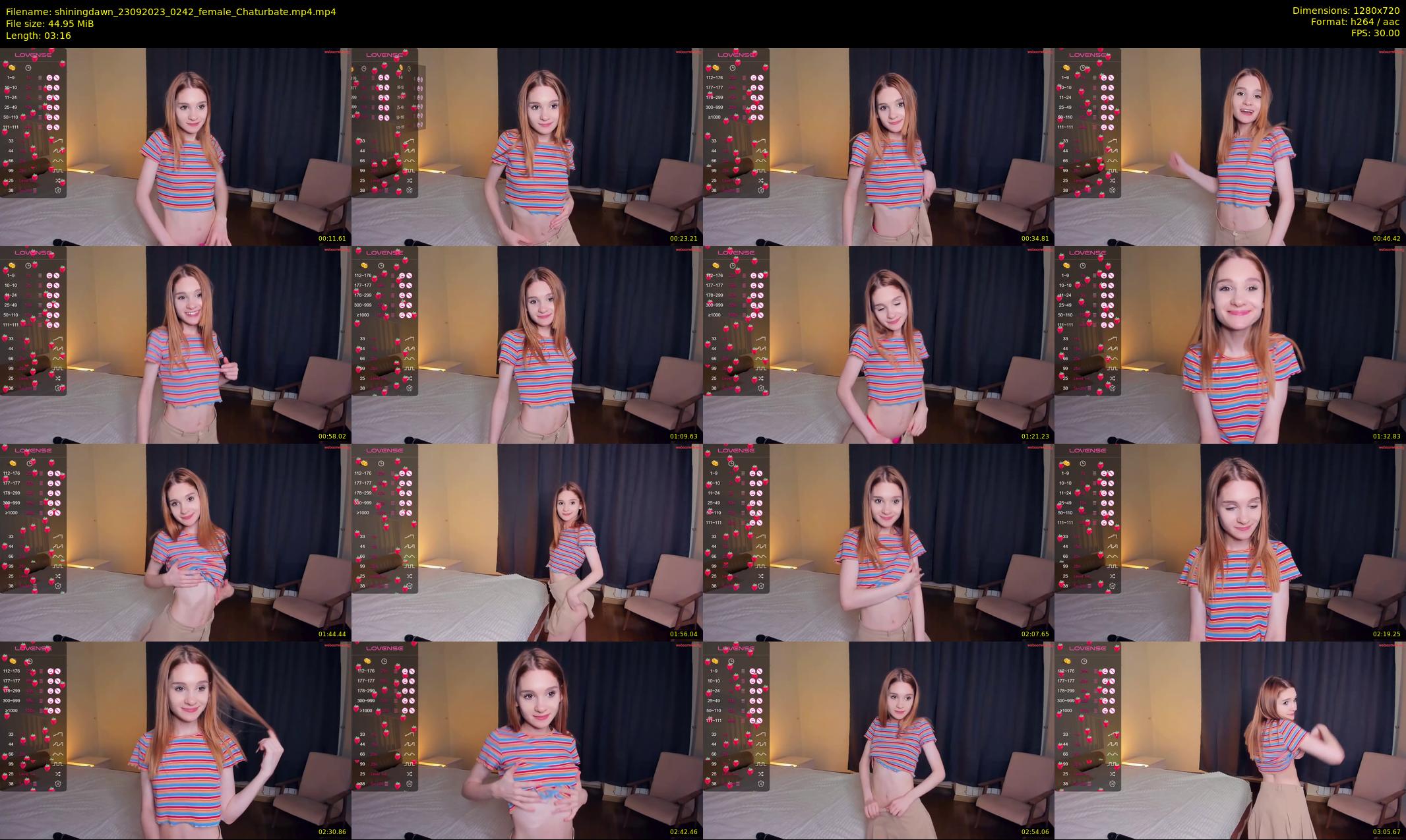 shiningdawn — 4 minute Chaturbate female cam show recording, 720p, Sep 23, 2023
