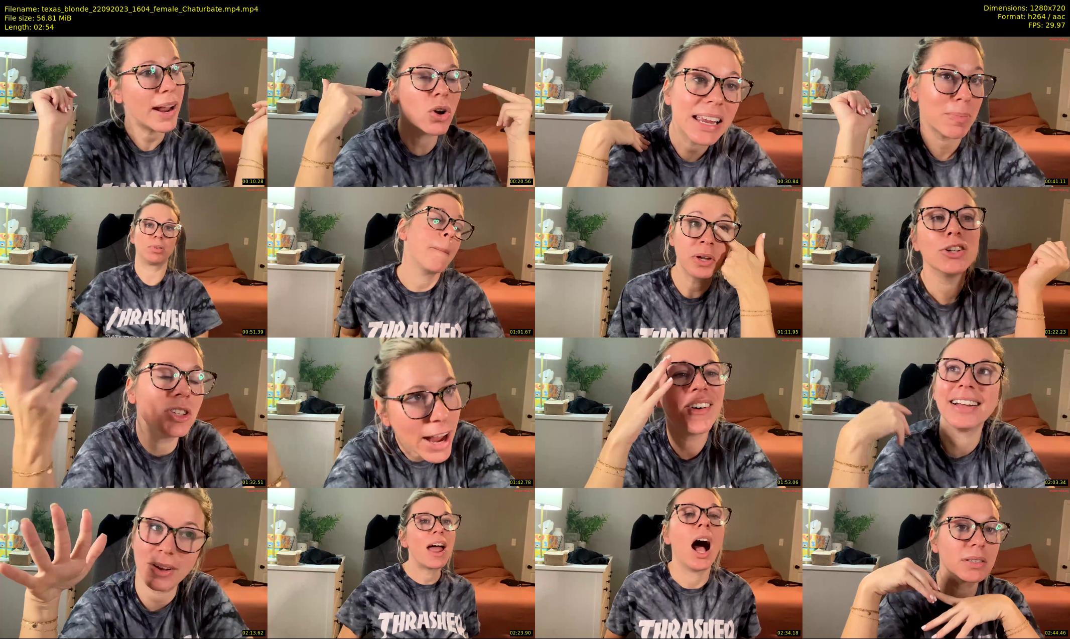 texas_blonde — 3 minute Chaturbate female cam show recording, 720p, Sep 22, 2023