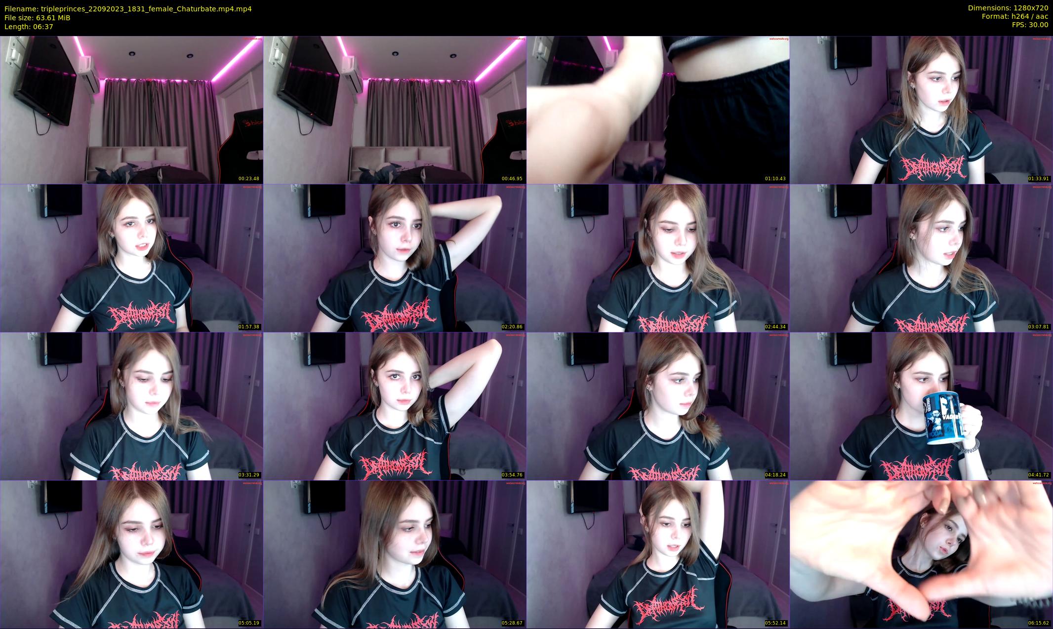 tripleprinces — 7 minute Chaturbate female cam show recording, 720p, Sep 22, 2023