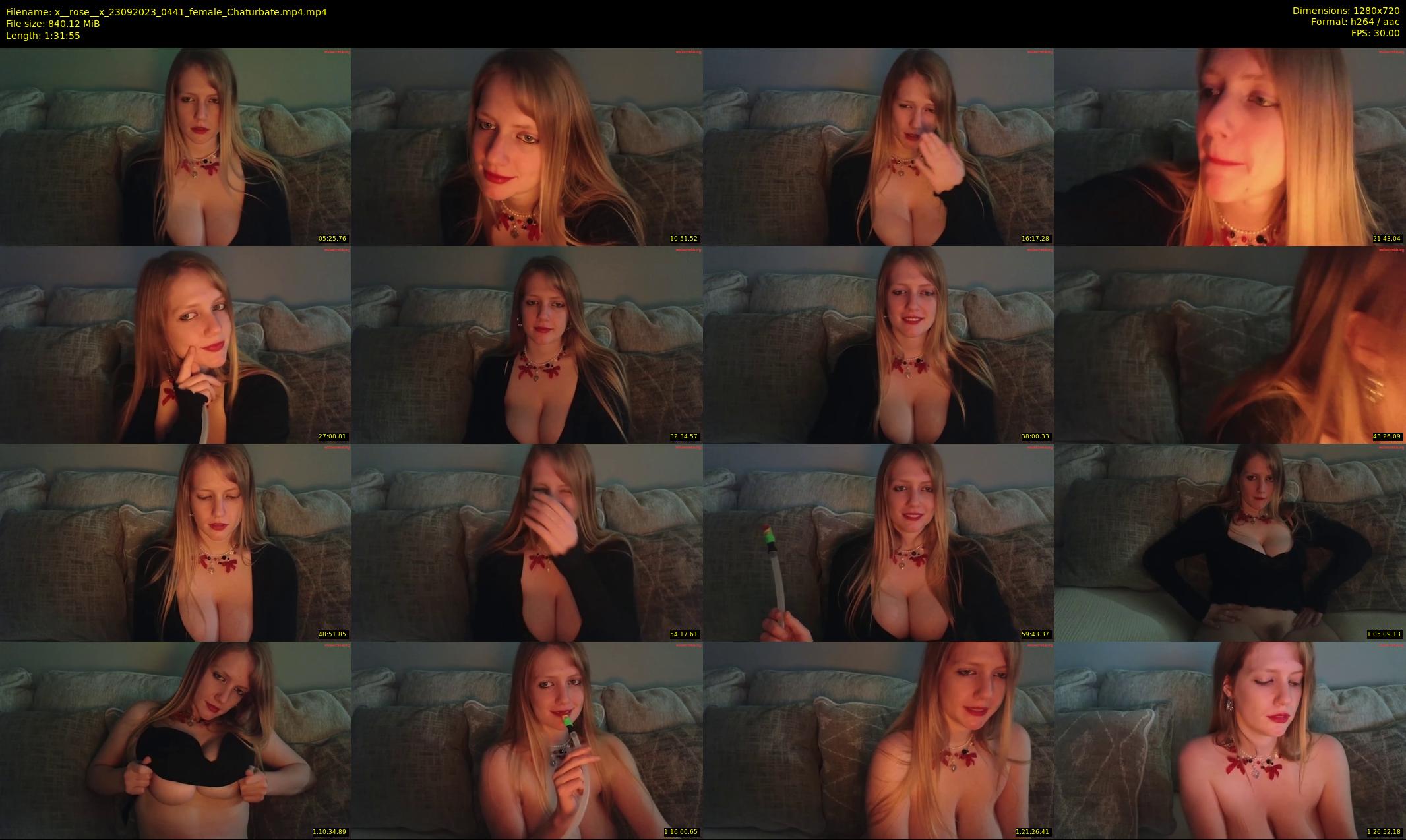 x__rose__x — 92 minute Chaturbate female cam show recording, 720p, Sep 23, 2023