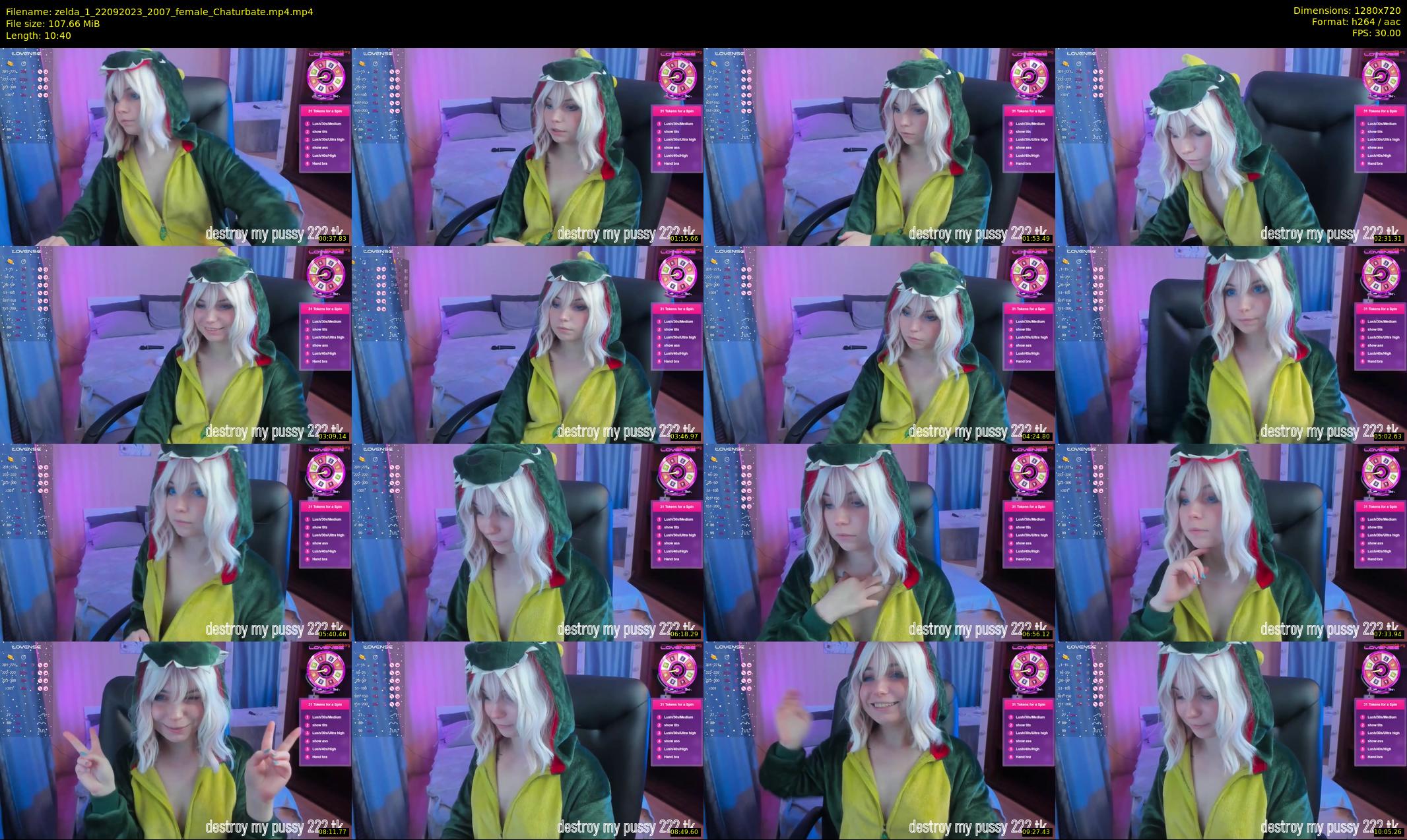 zelda_1 — 11 minute Chaturbate female cam show recording, 720p, Sep 22, 2023