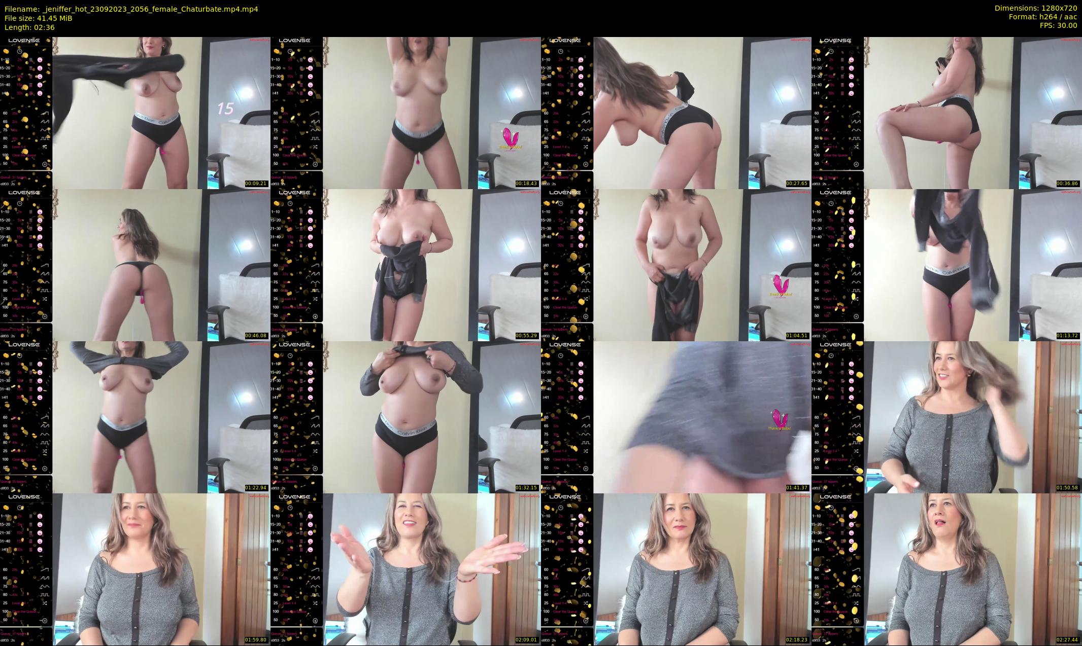 _jeniffer_hot — 3 minute Chaturbate female cam show recording, 720p, Sep 23, 2023