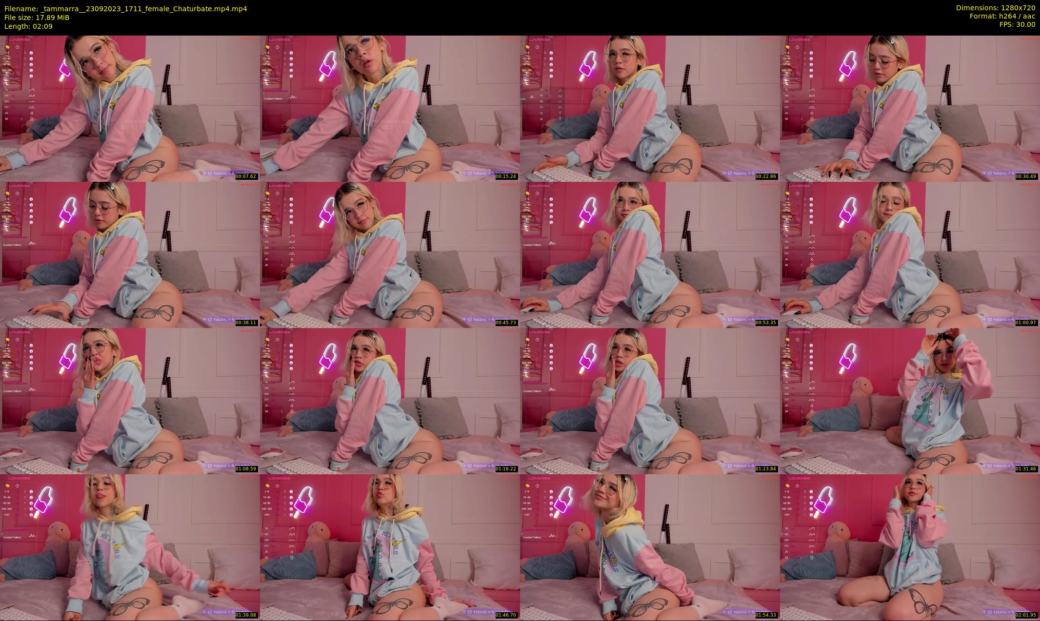 _tammarra_ — 3 minute Chaturbate female cam show recording, 720p, Sep 23, 2023
