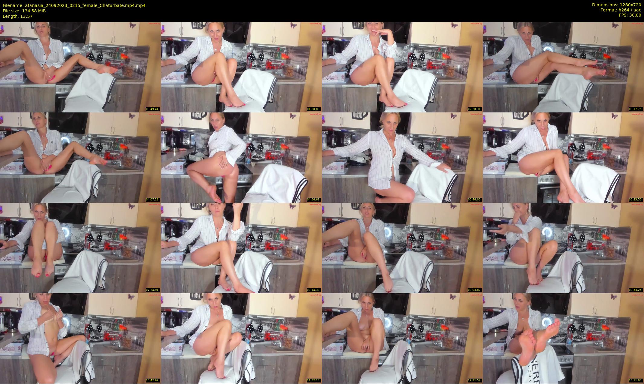 afanasia — 14 minute Chaturbate female cam show recording, 720p, Sep 24, 2023