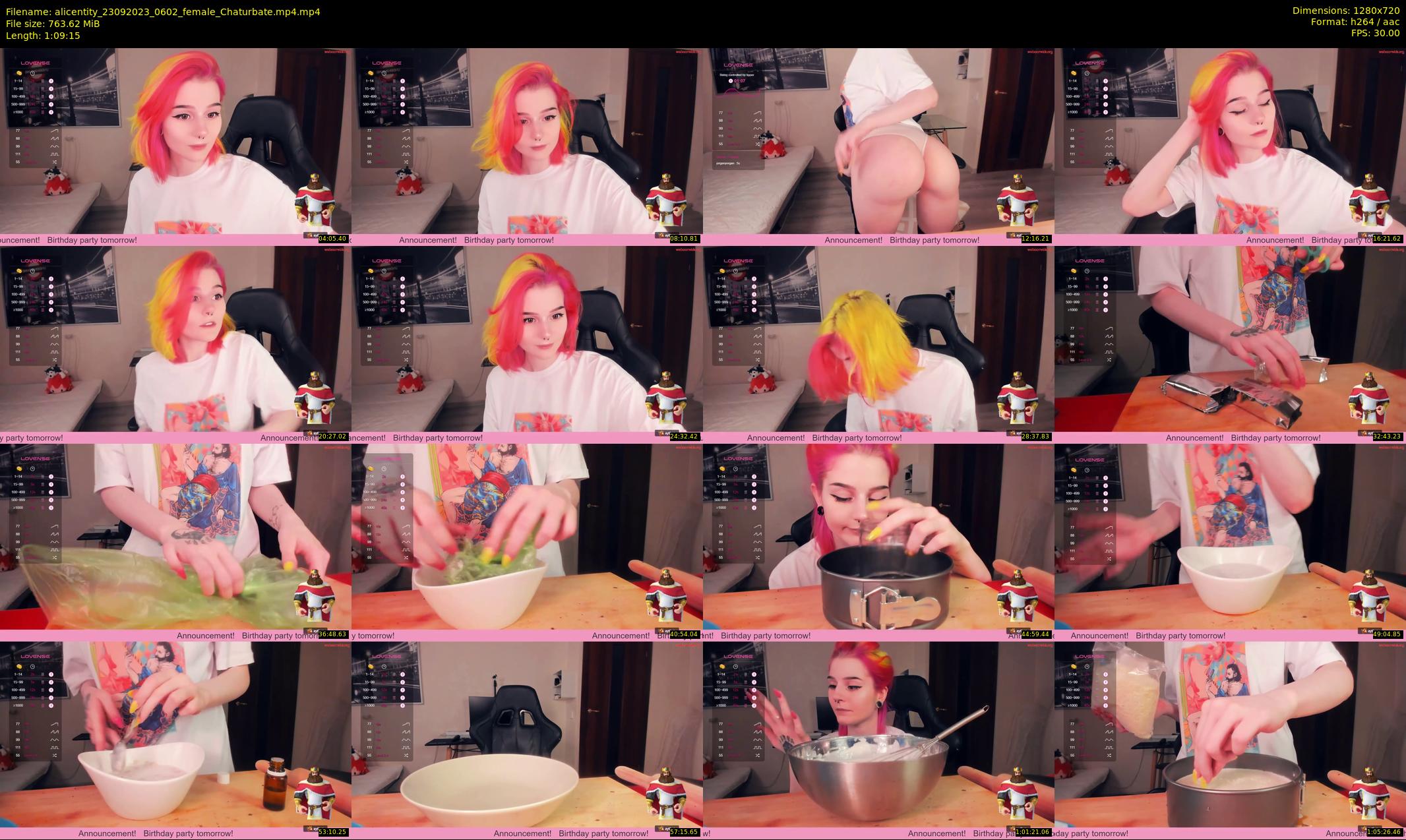 alicentity — 70 minute Chaturbate female cam show recording, 720p, Sep 23, 2023