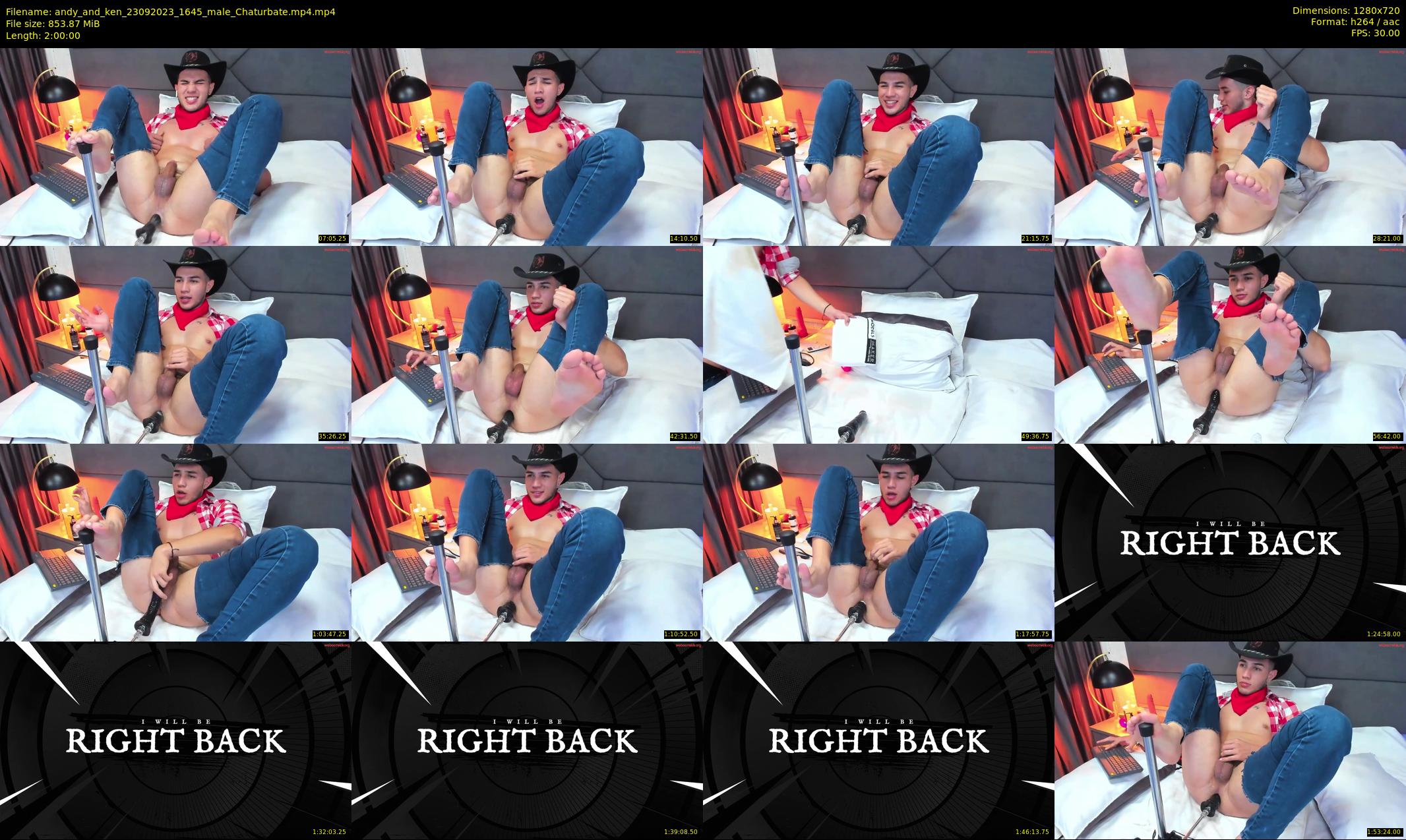 andy_and_ken — 120 minute Chaturbate male cam show recording, 720p, Sep 23, 2023
